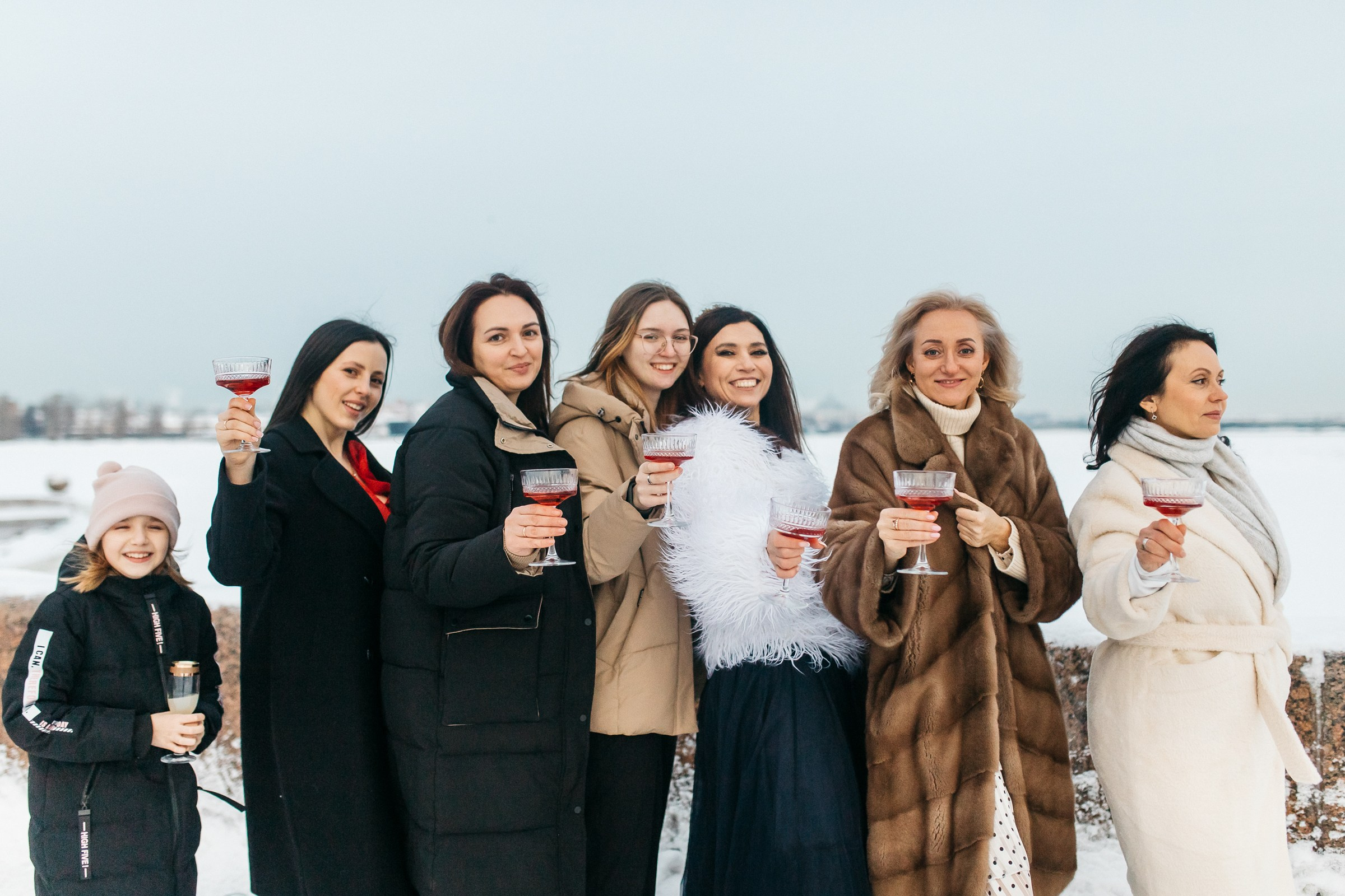 Портфолио в стиле девичника