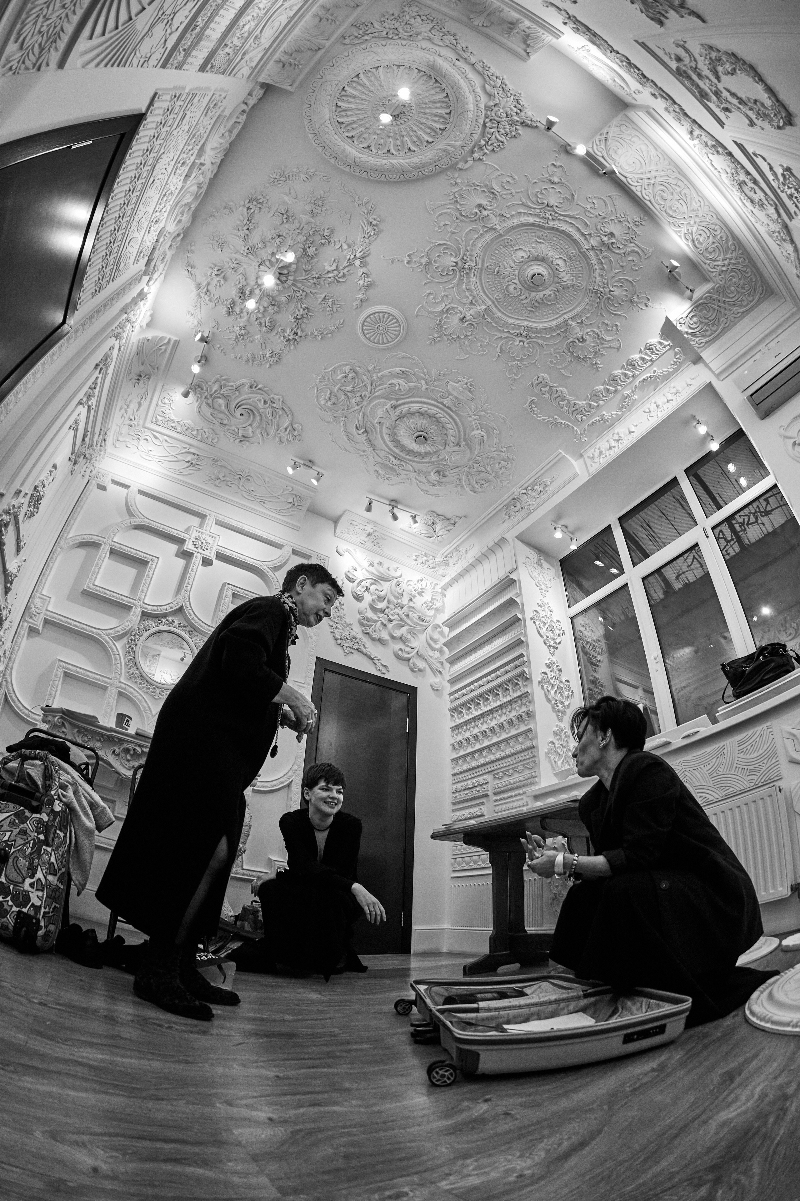 Проект «Соображаем на троих» лекция по А. Чехову в салоне «Аврора». Фотограф Юлия Маринина