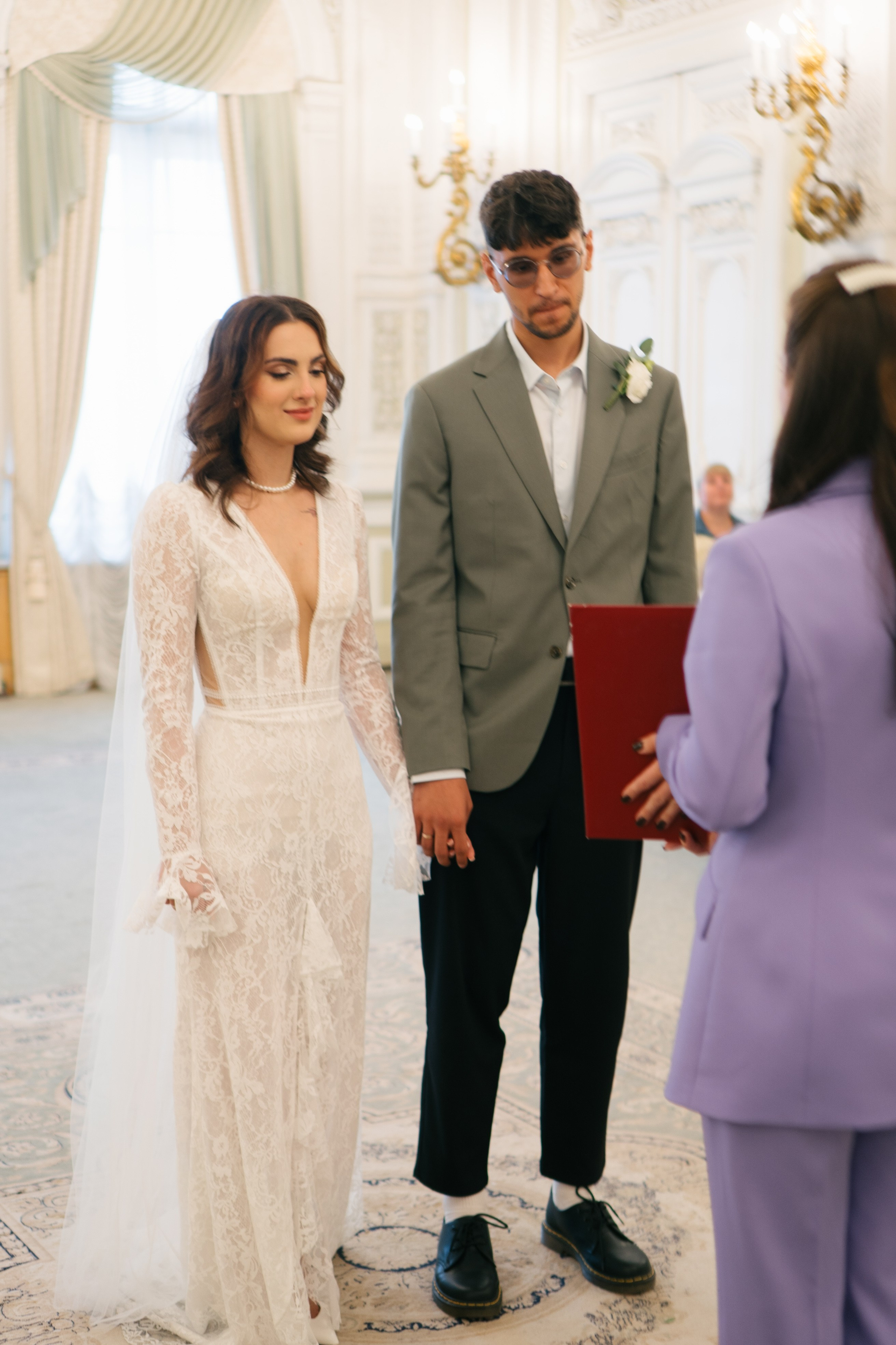 СВАДЕБНАЯ СЬЕМКА В ПЕРВОМ ДВОРЦЕ БРАКОСОЧЕТАНИЯ. Профессиональный фотограф, Санкт-Петербург — Виктория Богомолова