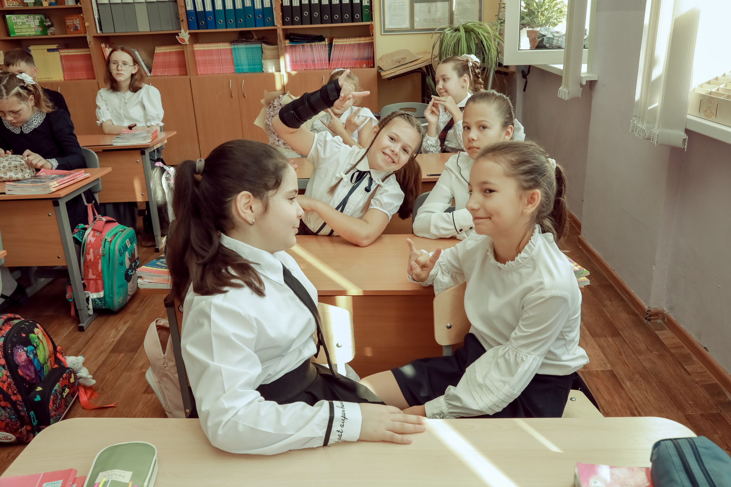 В школе. Детский и семейный фотограф Москва Наталья Матвеенко