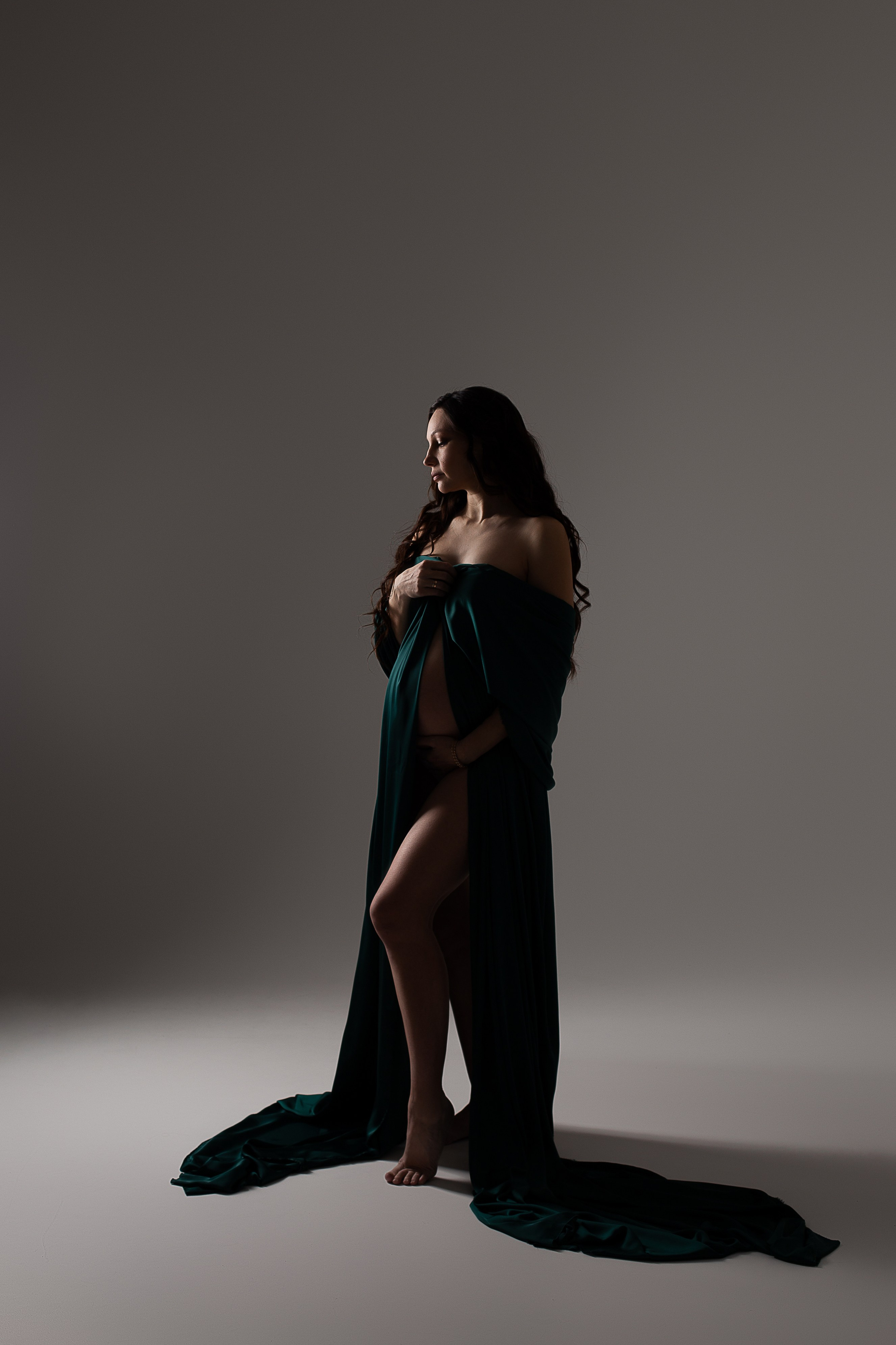 Ткани. Фотограф беременности в Екатеринбурге Гришина Анастасия