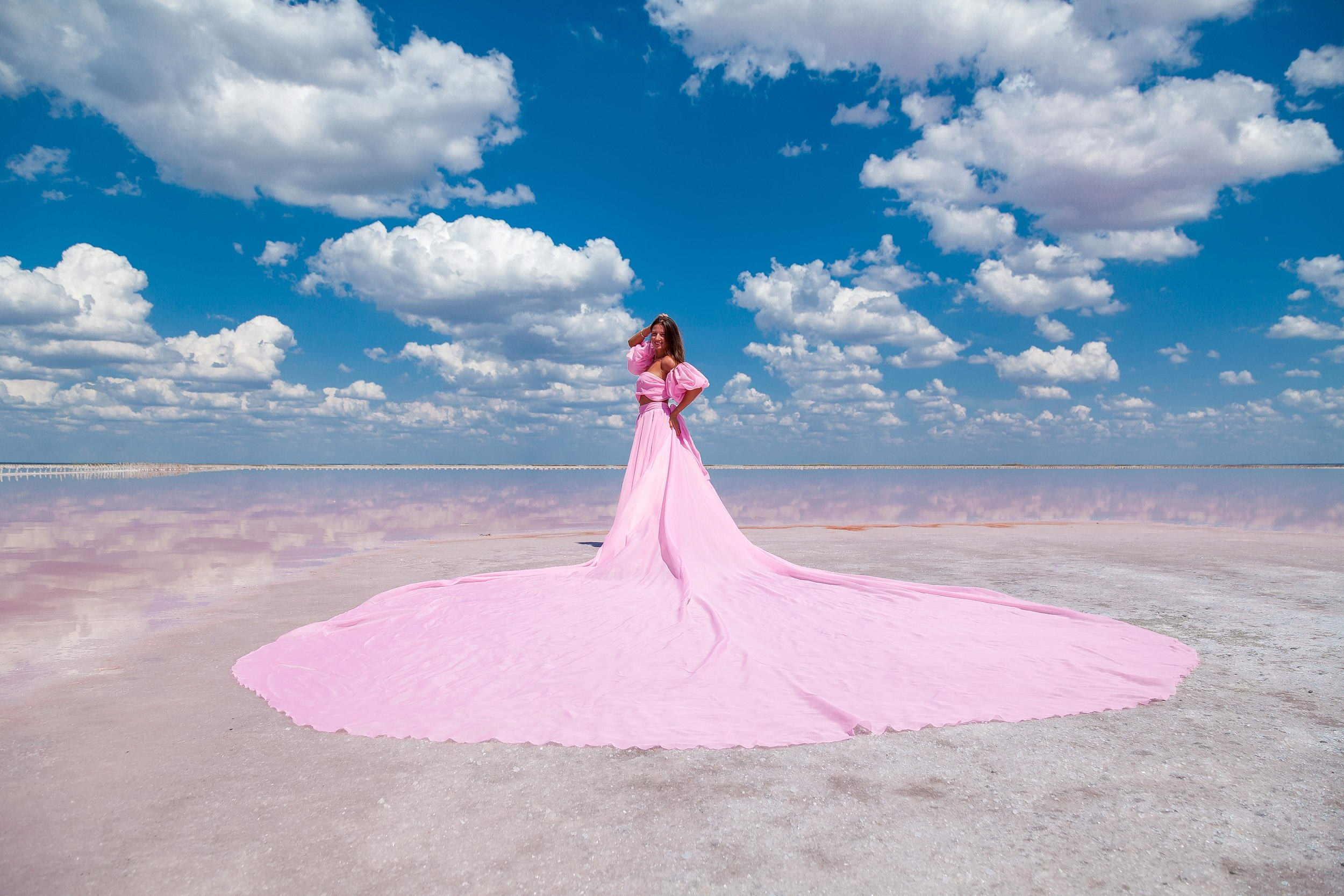 РОЗОВОЕ ОЗЕРО САСЫК СИВАШ. Фотограф в Крыму