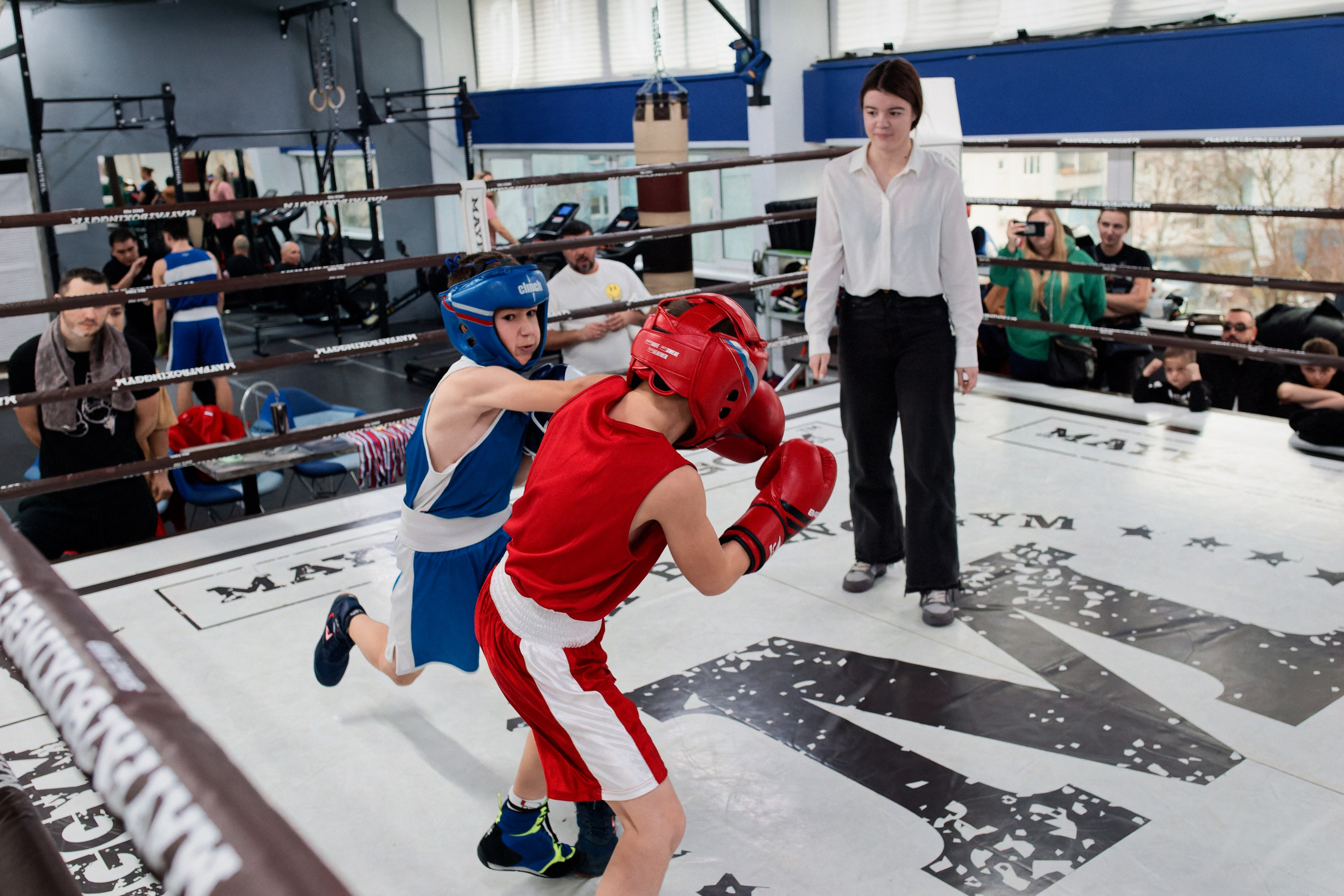 «Открытый ринг» в школе бокса Сергея Майфата. Зеленоград, 12.11.2023 г. Фотограф Никифоров-Гордеев Сергей. Москва и МО