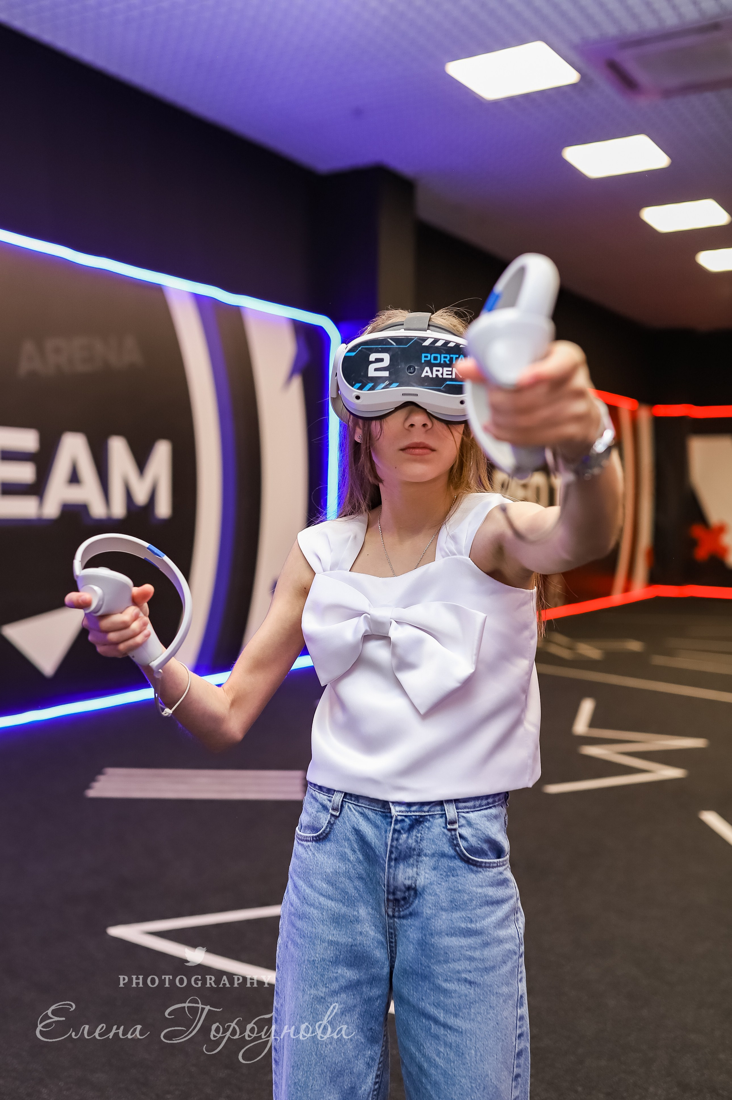 Виртуальная реальность. фотосессия дня рождения в VR PORTAL