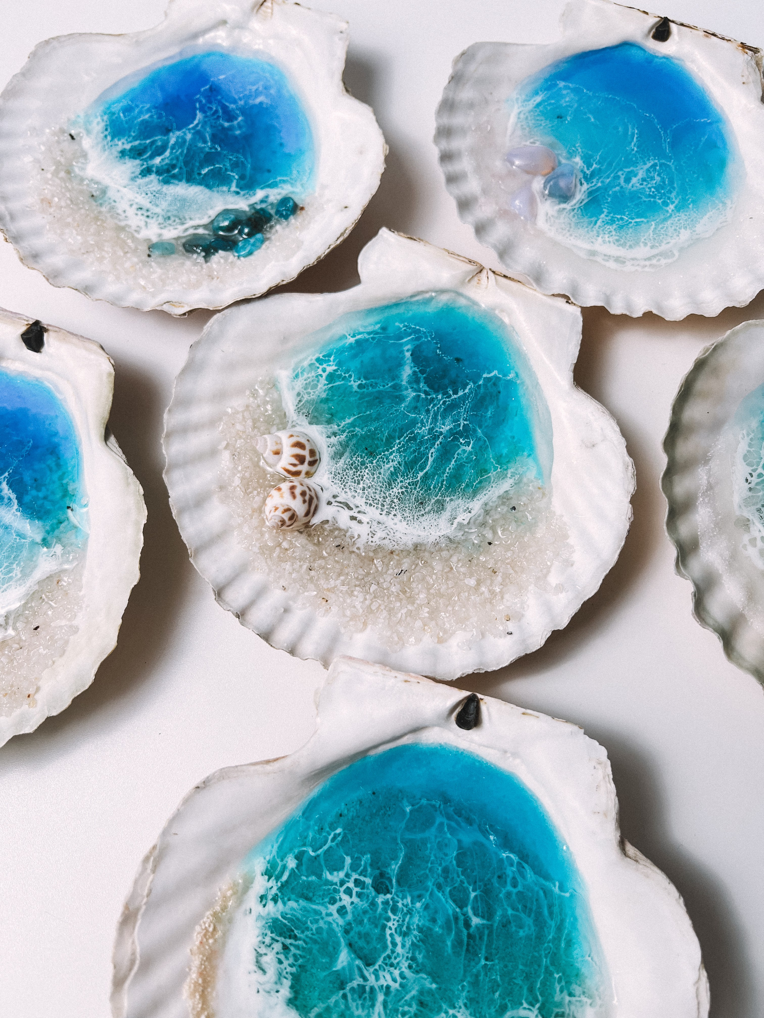 Эпоксидная смола. Seatales — эпоксидная смола и спиртовые чернила