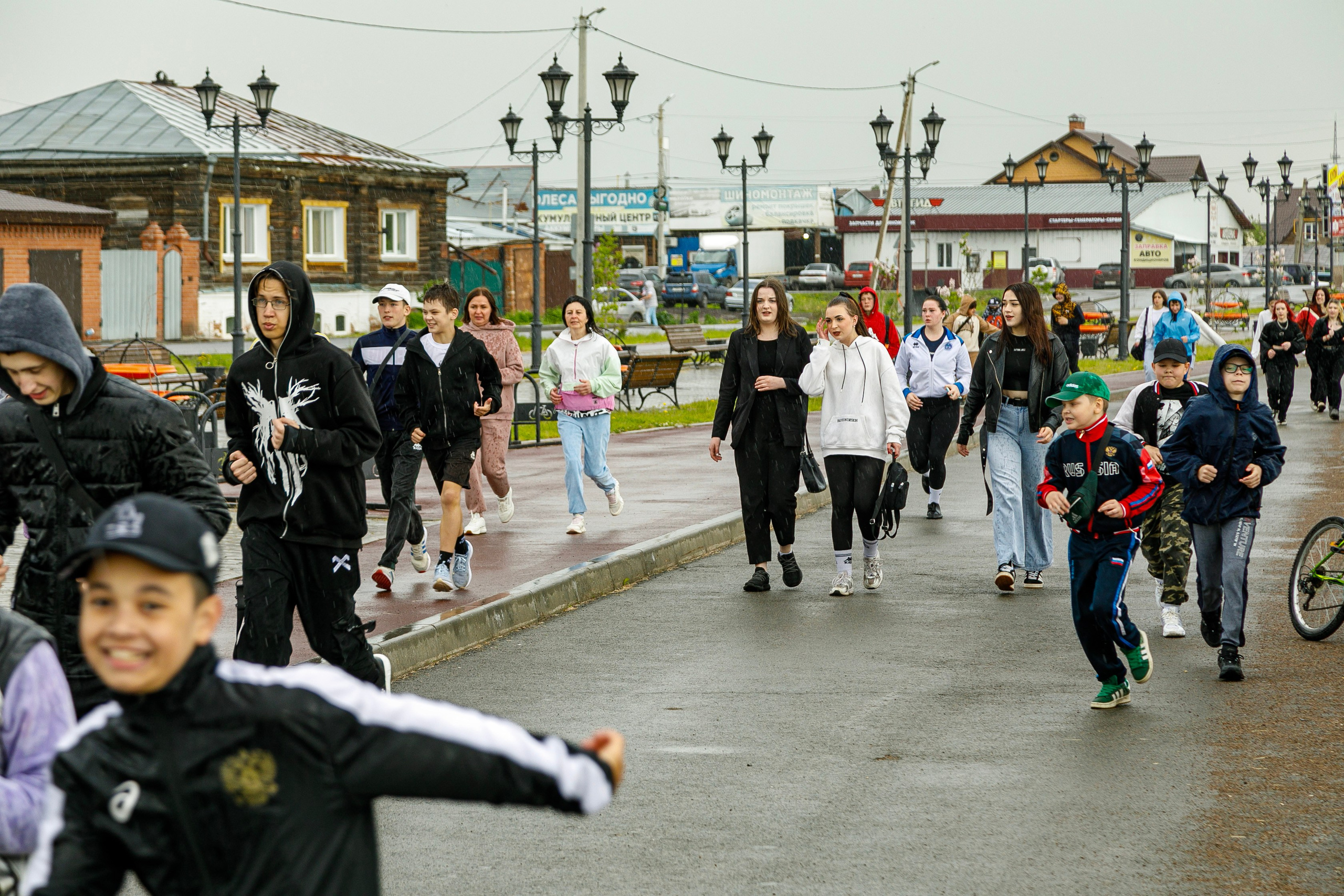 «СпортЛето» и «Зарядка с чемпионом» — семья Сармачевых 😋. Фотограф Андрей Гузеев