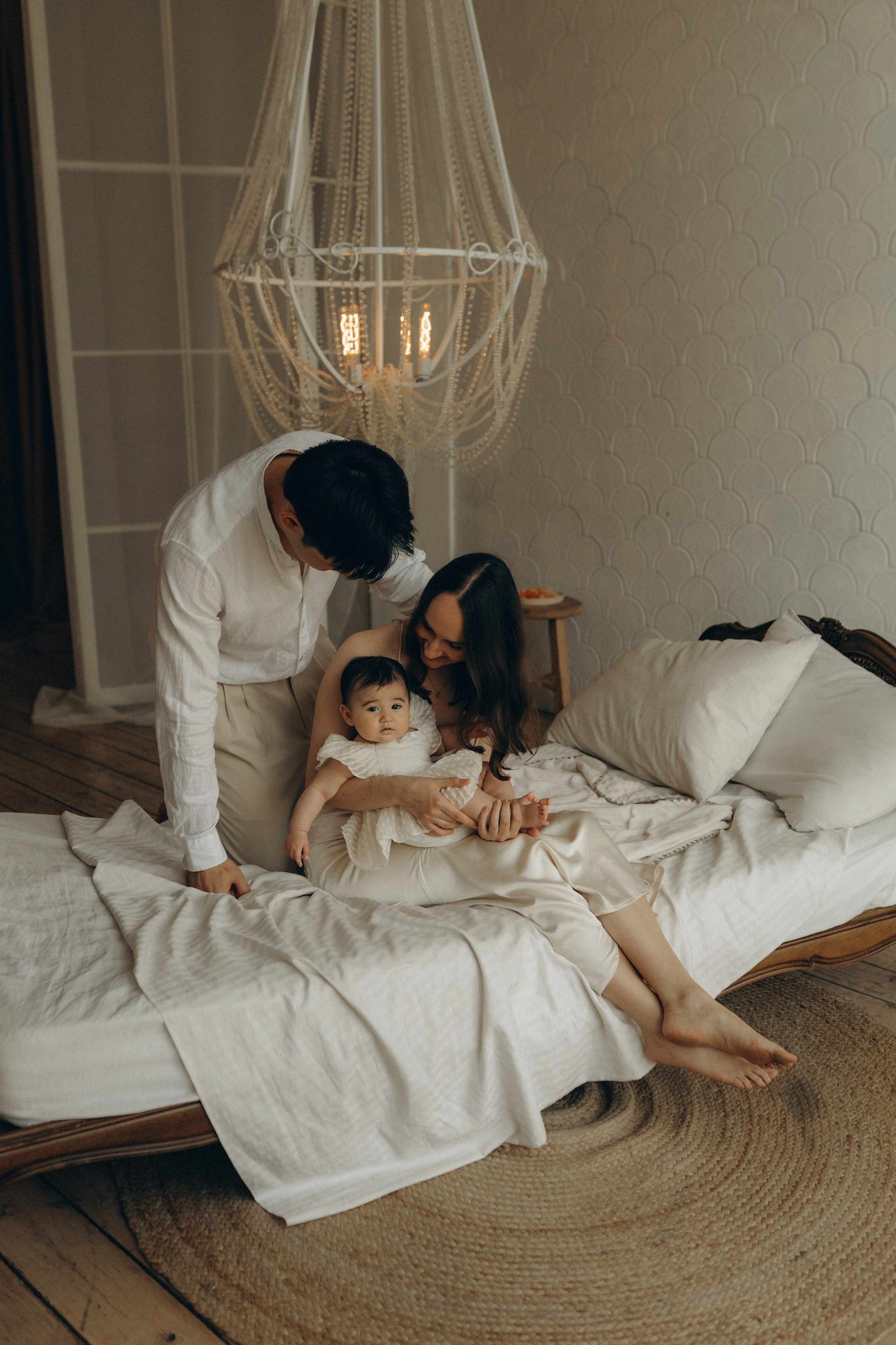 Малышка Нина и родители. Семейный lifestyle фотограф в Москве Рената Рафикова