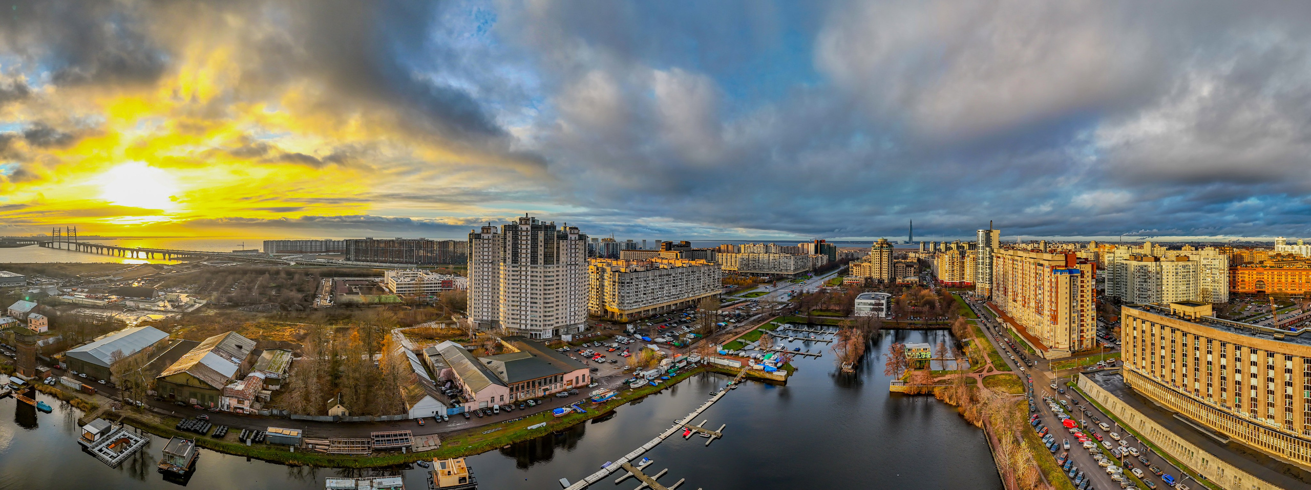 Аэросъемка / съемка с квадрокоптера. Студия визуального контента в Санкт-Петербурге и Москве