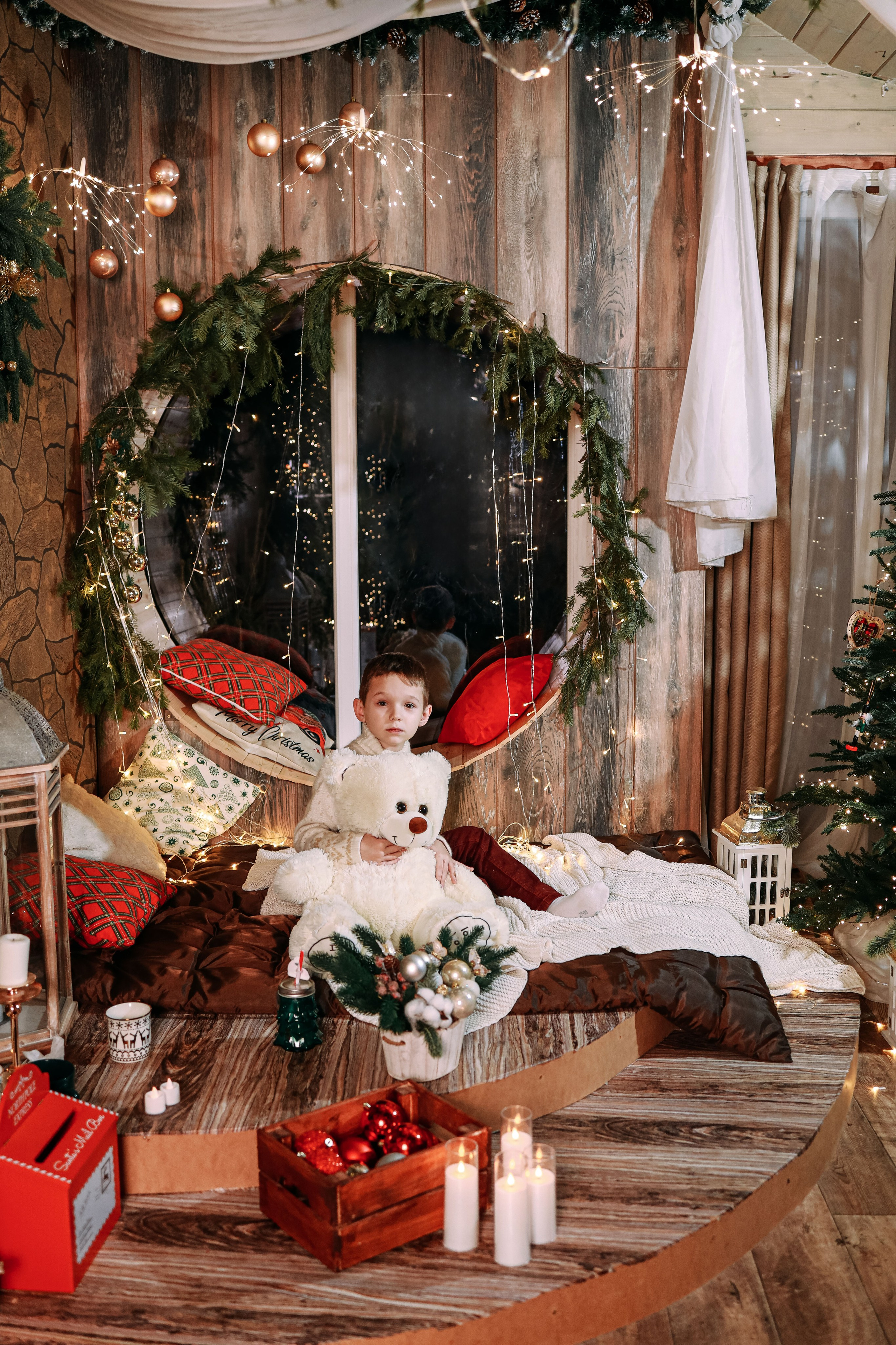 Новогодняя локация в стиле Шале. Иванова Ирина Свадебный и семейный фотограф г. Уфа