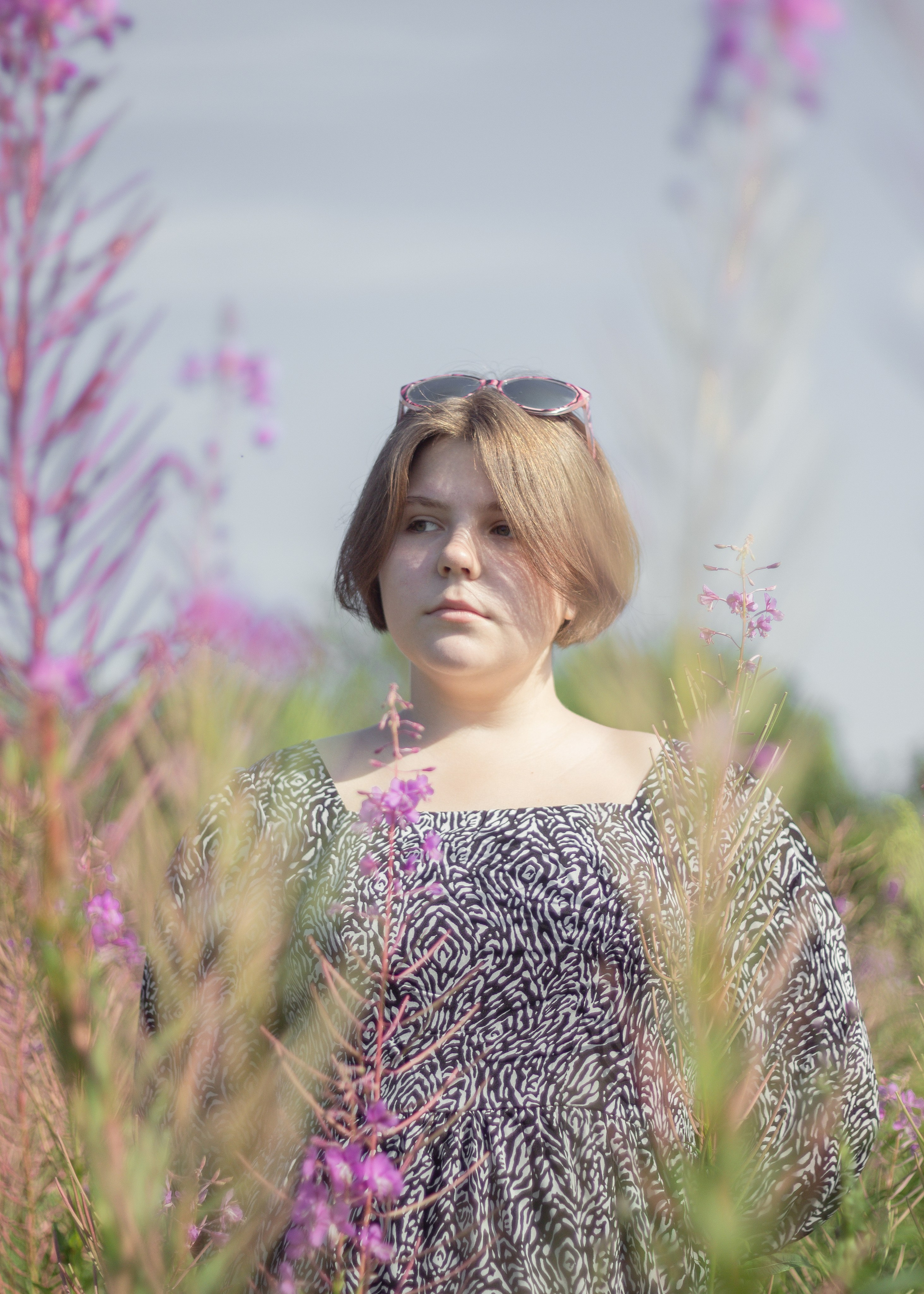 Валерия в поле. Портретный и репортажный фотограф в Кемерово Алексеева Анастасия