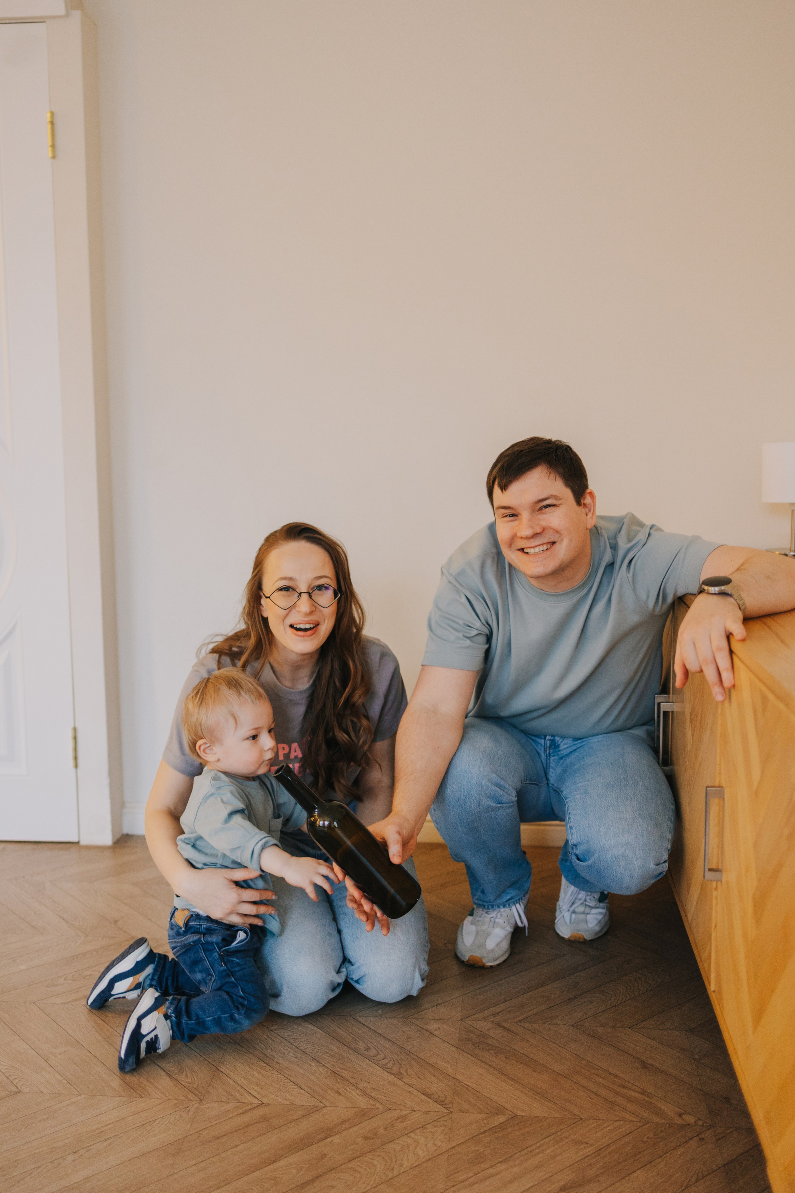 Большая семья. Домашняя фотосессия