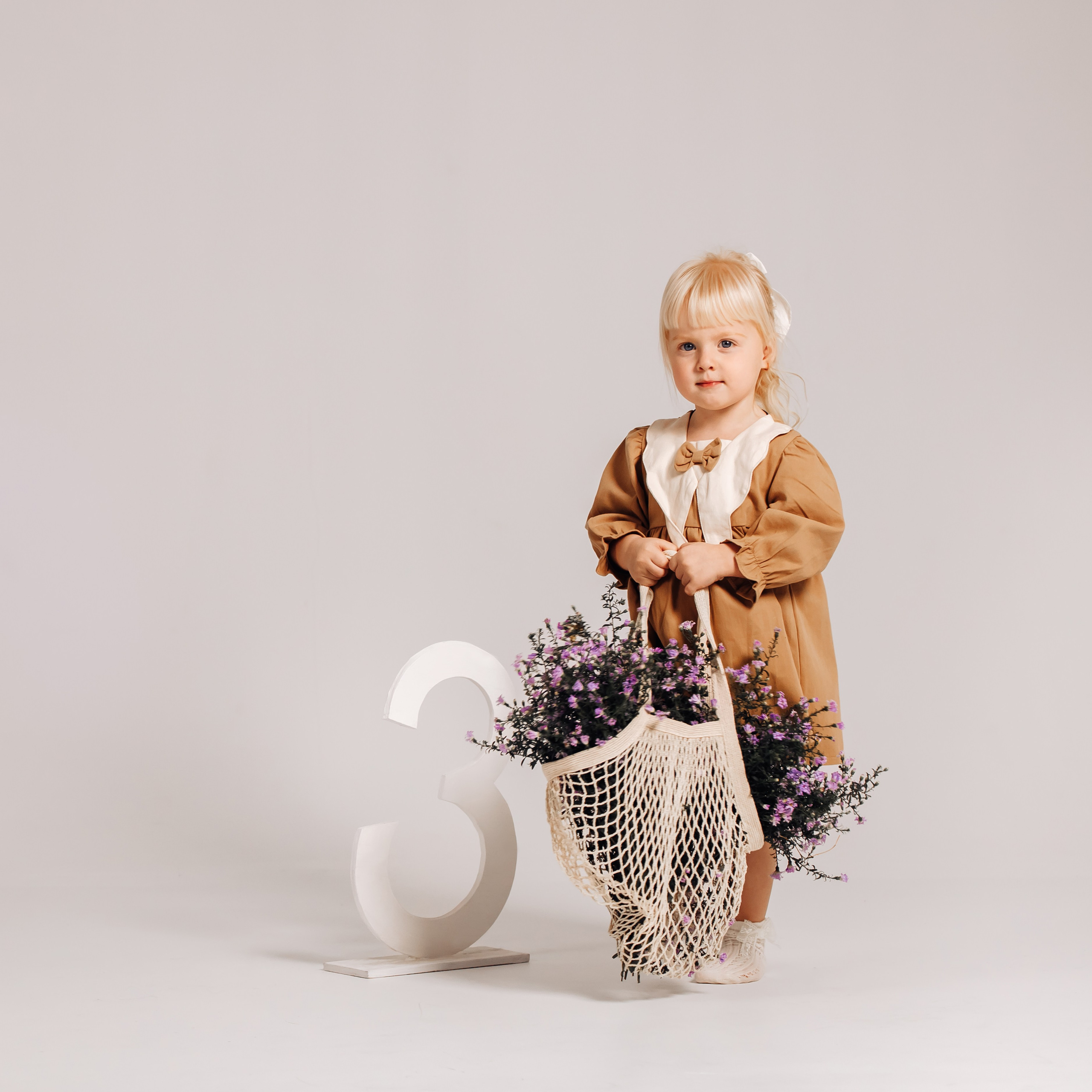 Фотосессия в студии 1 год. Свадебный и семейный фотограф в Краснодарском крае Мария Данилкина