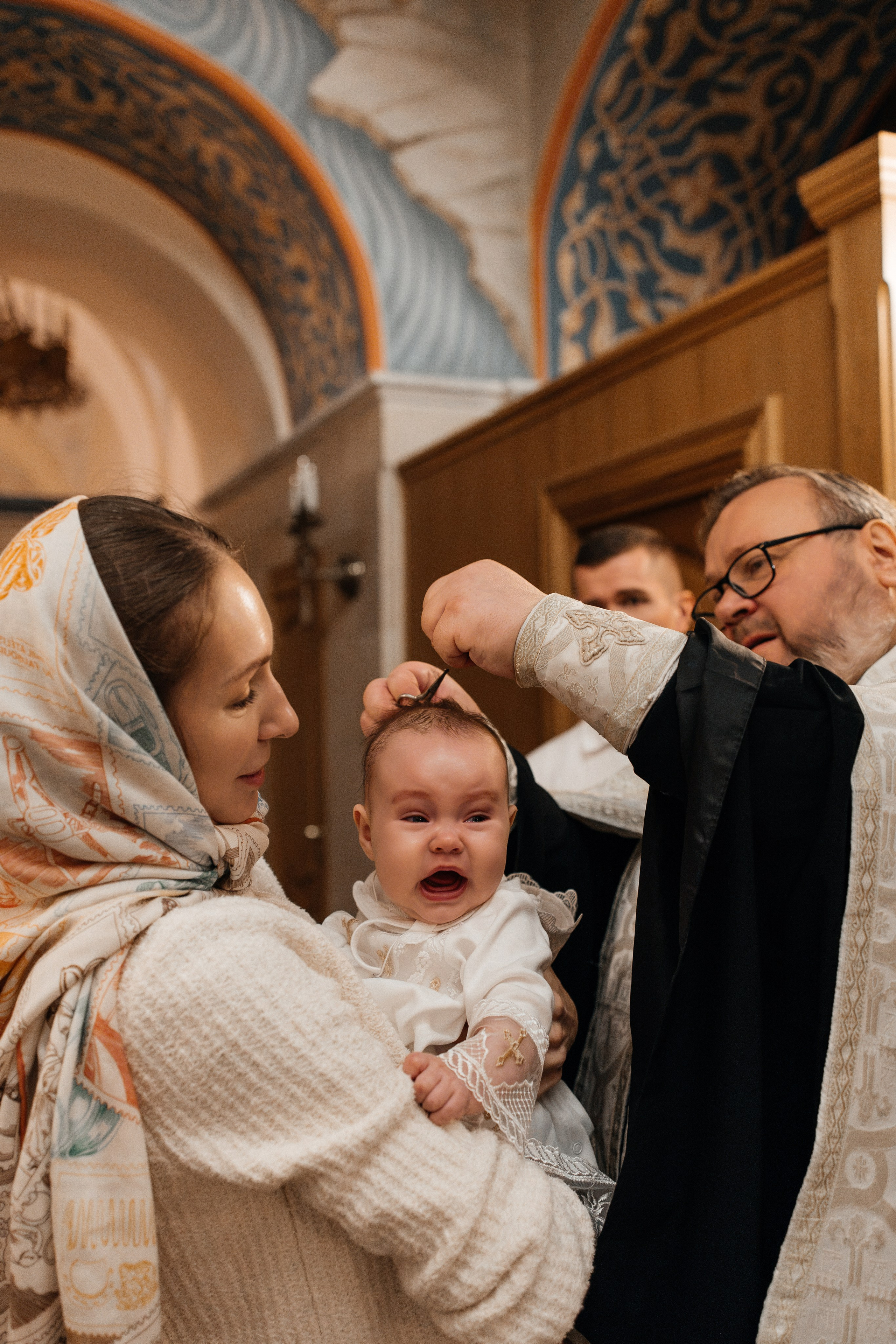 Крещение Анны. Семейный фотограф в Москве Алина Киблина