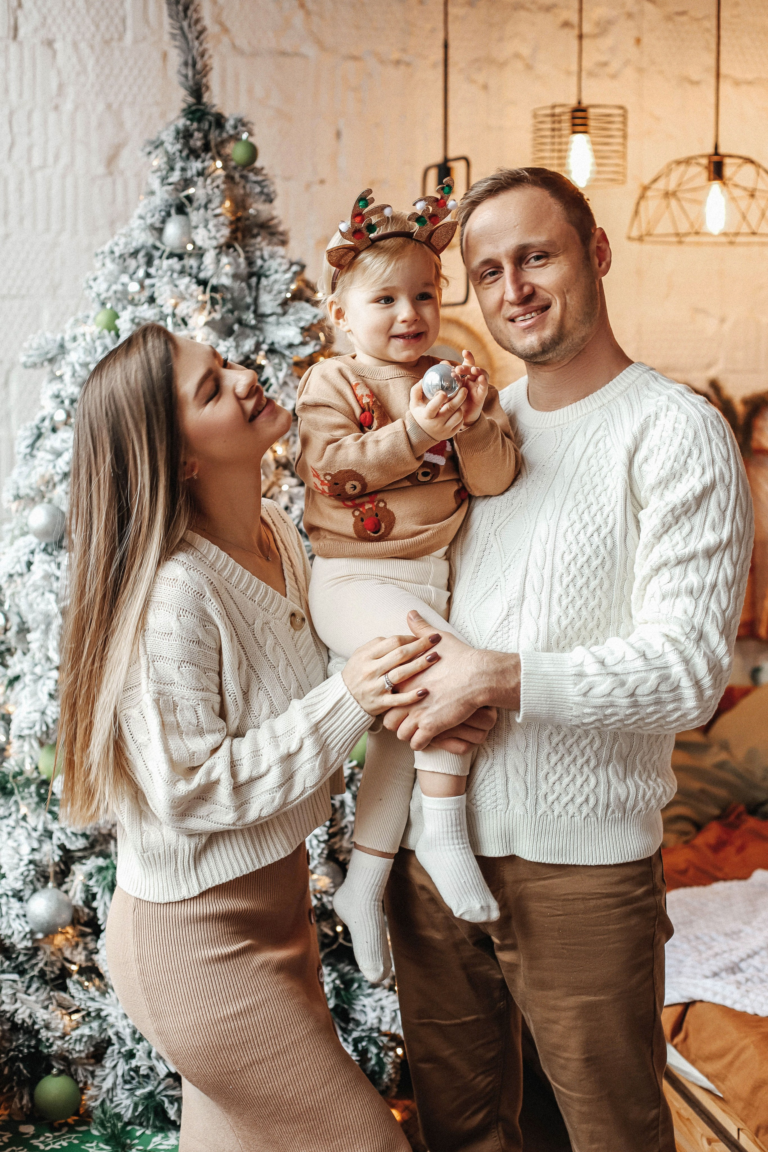 Новогодняя семейная фотосессия с детьми. Свадебный и семейный фотограф в Москве