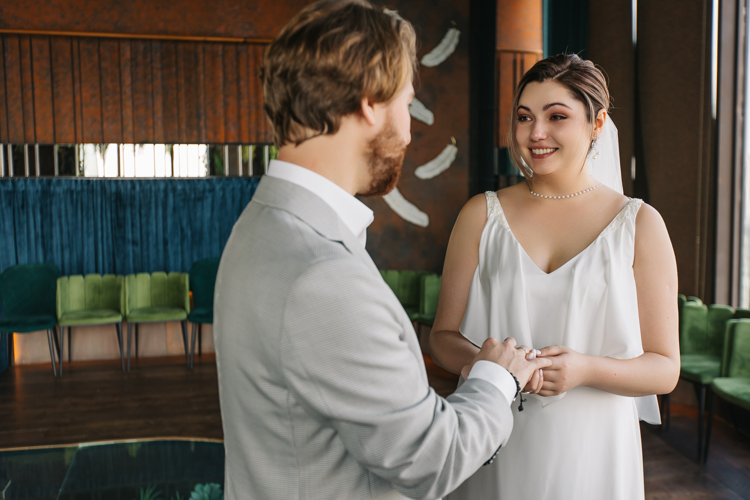 Регистрация брака в ресторане Birds Москва-Сити. Krumstudio фото, видео по Москве и МО