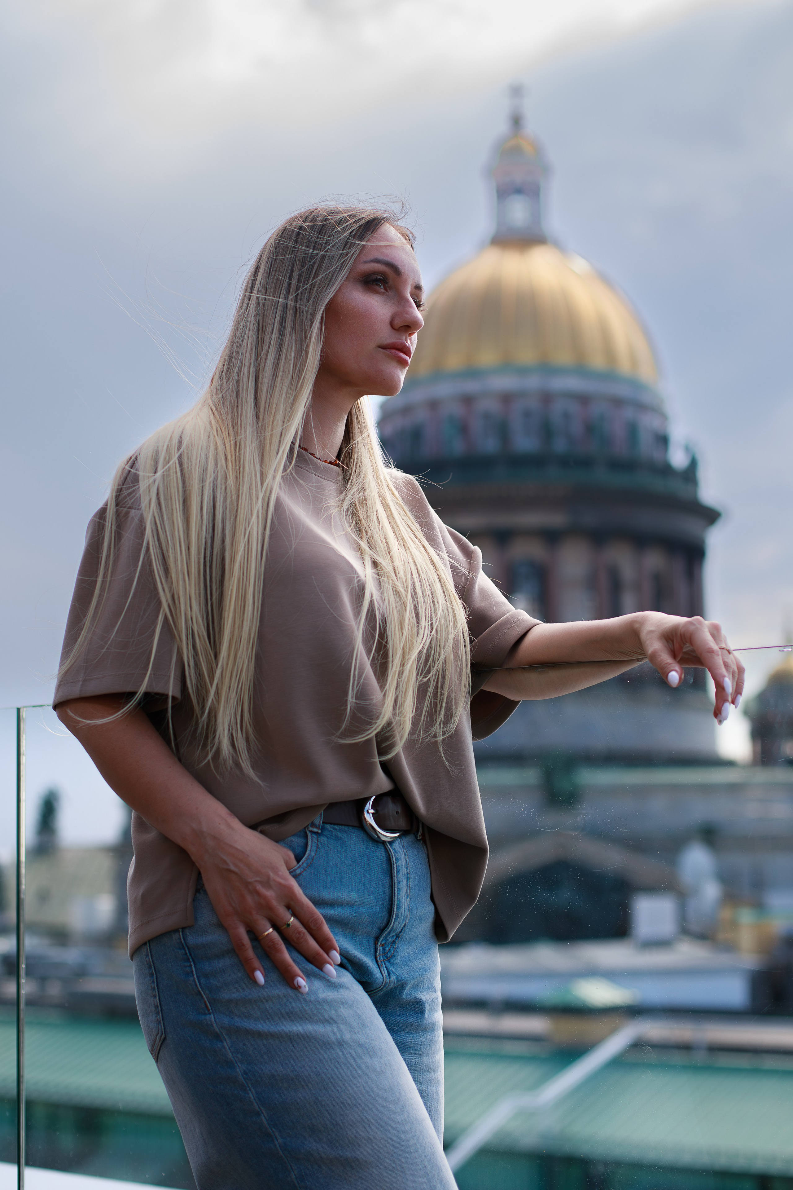 Прогулка у Исаакиевского собора с Анной. Фотограф в Санкт-Петербурге Таня Михайлова