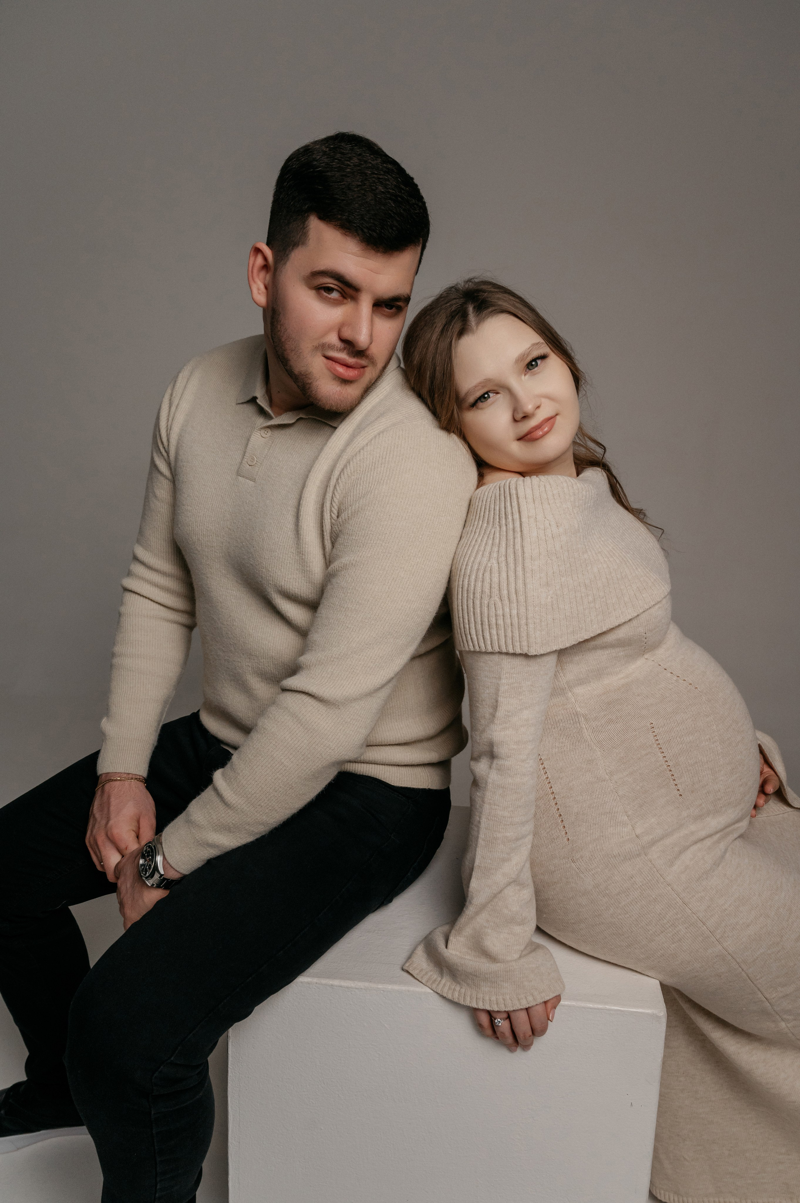 Нежная фотосессия беременности для Юли и Анзора. Свадебный фотограф Мария Строгонова