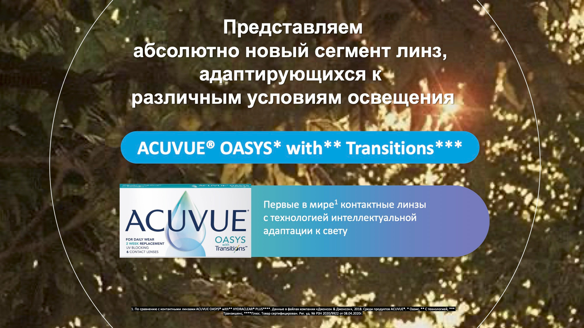 ACUVUE® OASYS* with** Transitions***