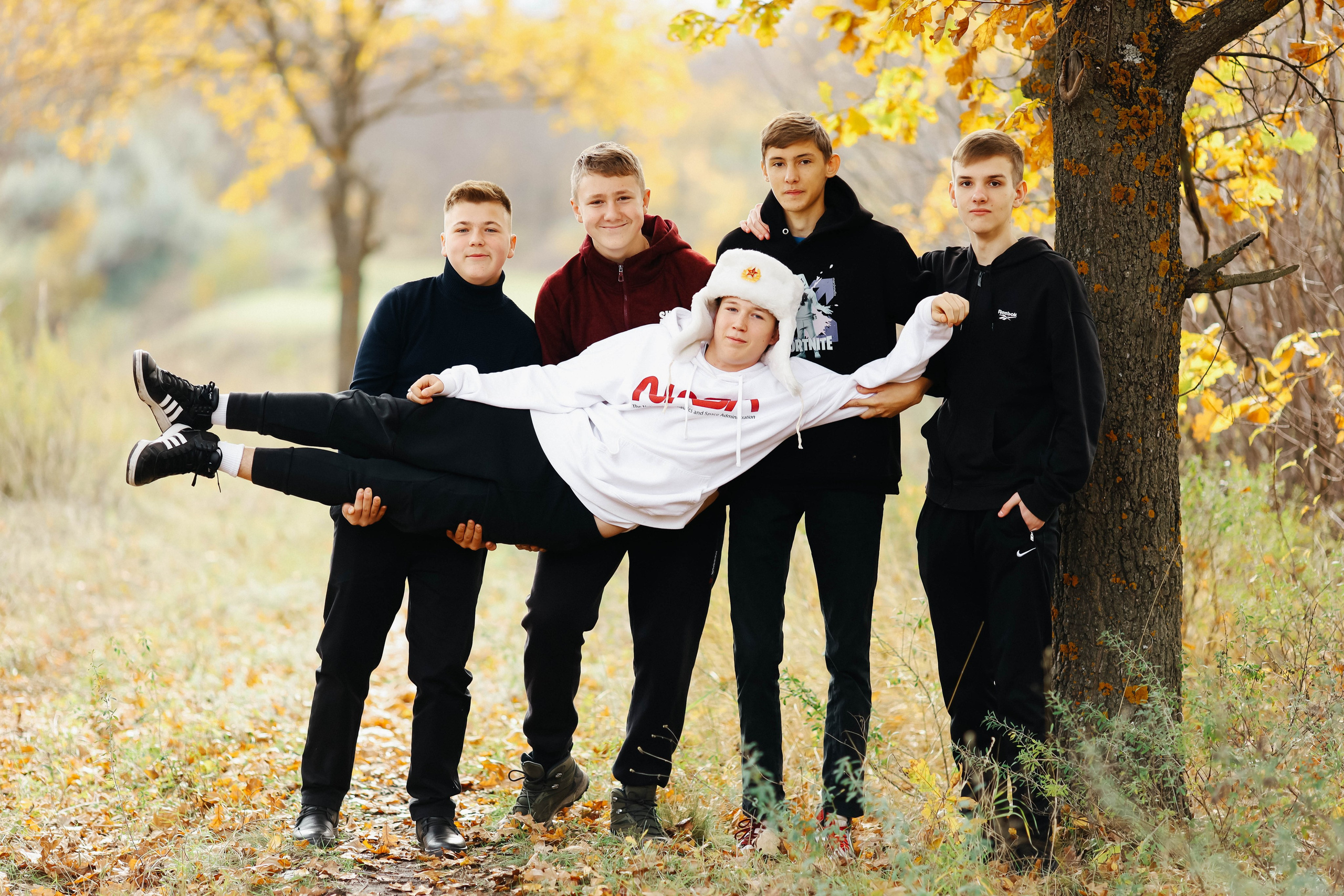 Осенняя фотосессия класса. Семейный и свадебный фотограф в Пензе Валерия Филюкова