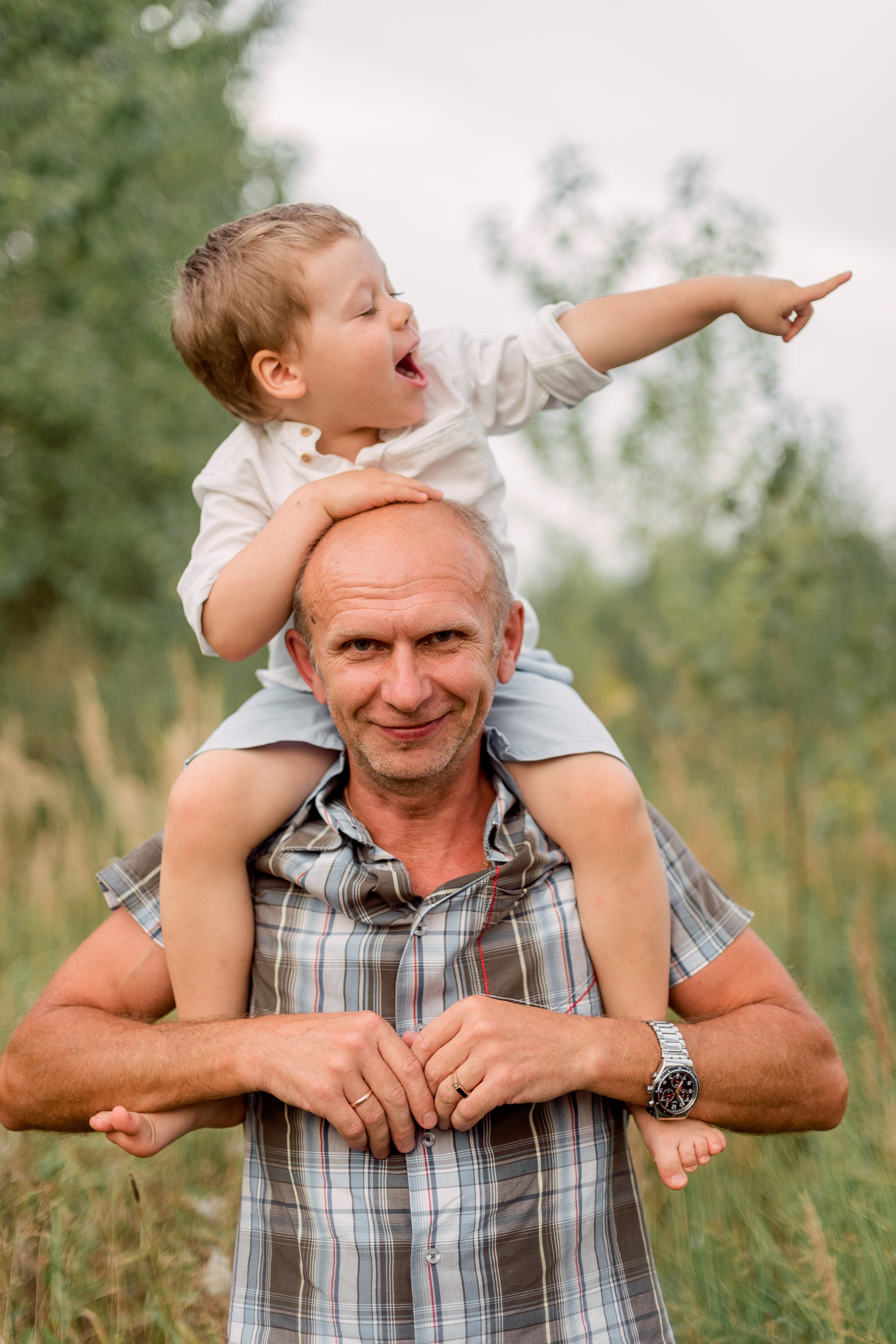 В поле. Фотограф Юлия Попова