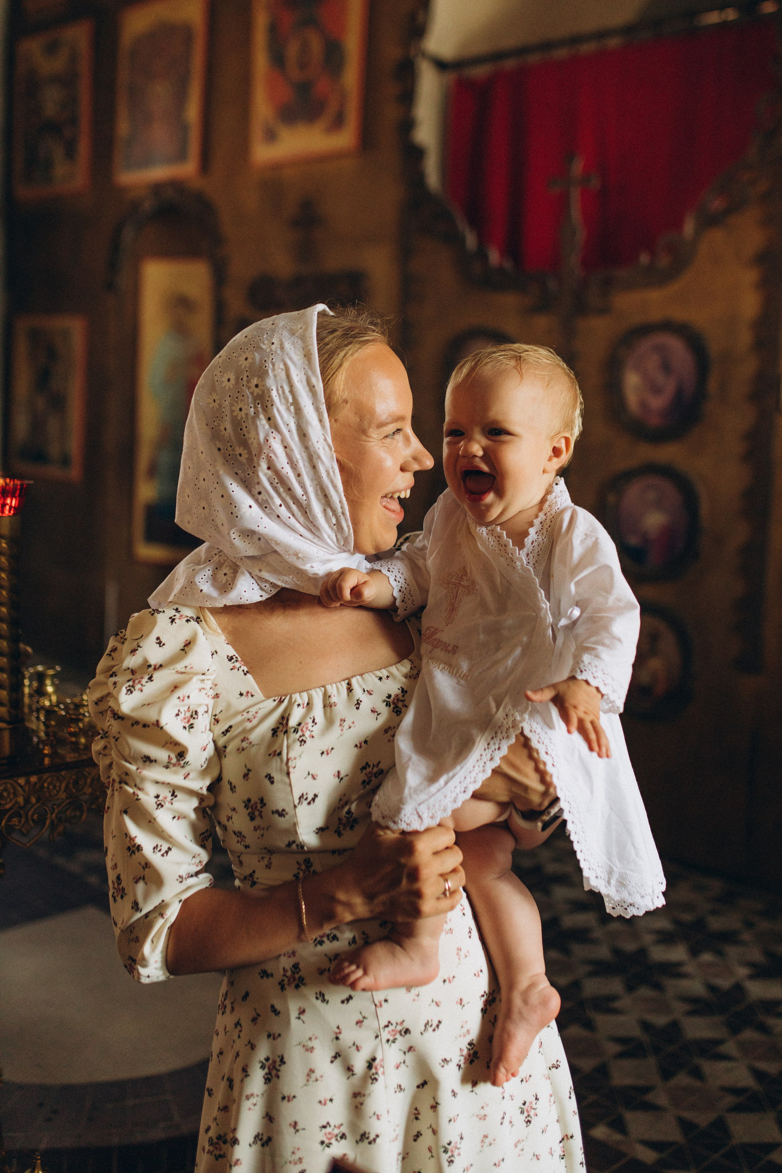 Крещение Марии. Семейный фотограф в Обнинске