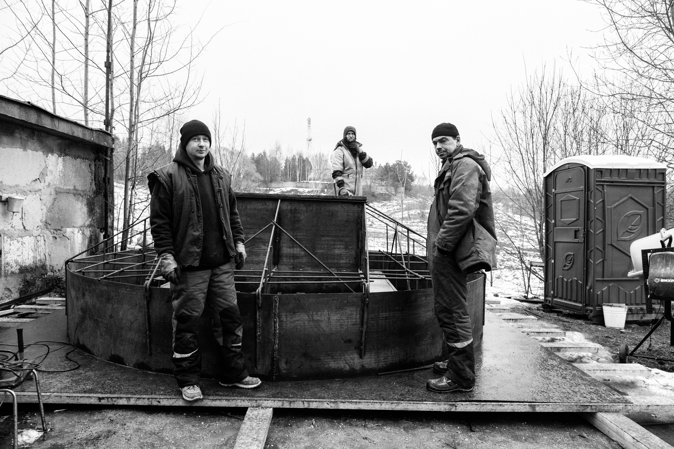 Строительство Ступы в Яхроме. Фотография, как она есть