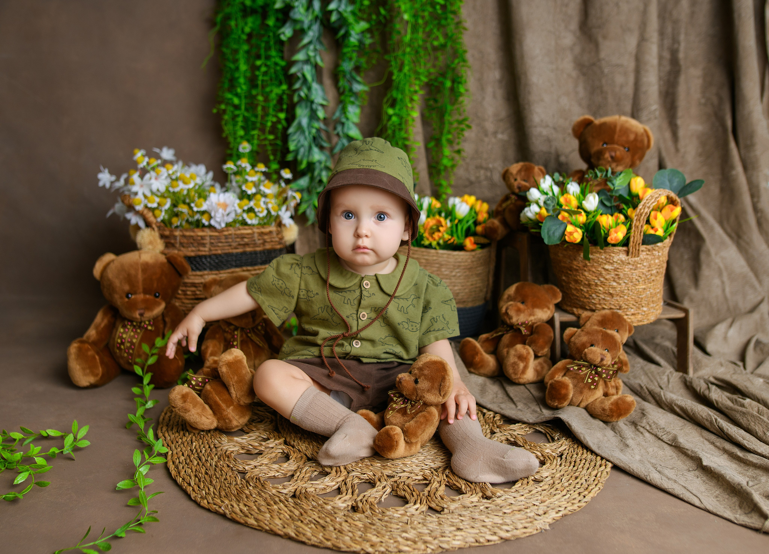 Фотосессия годовалых малышей в Ярославле. Наталья Михайлова Фотограф новорожденных в Ярославле