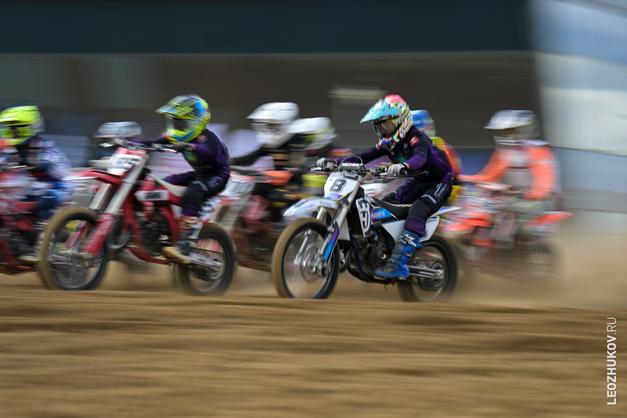1 round of ММТ RGP russian motocross championships. Sports photographer Leonid Zhukov