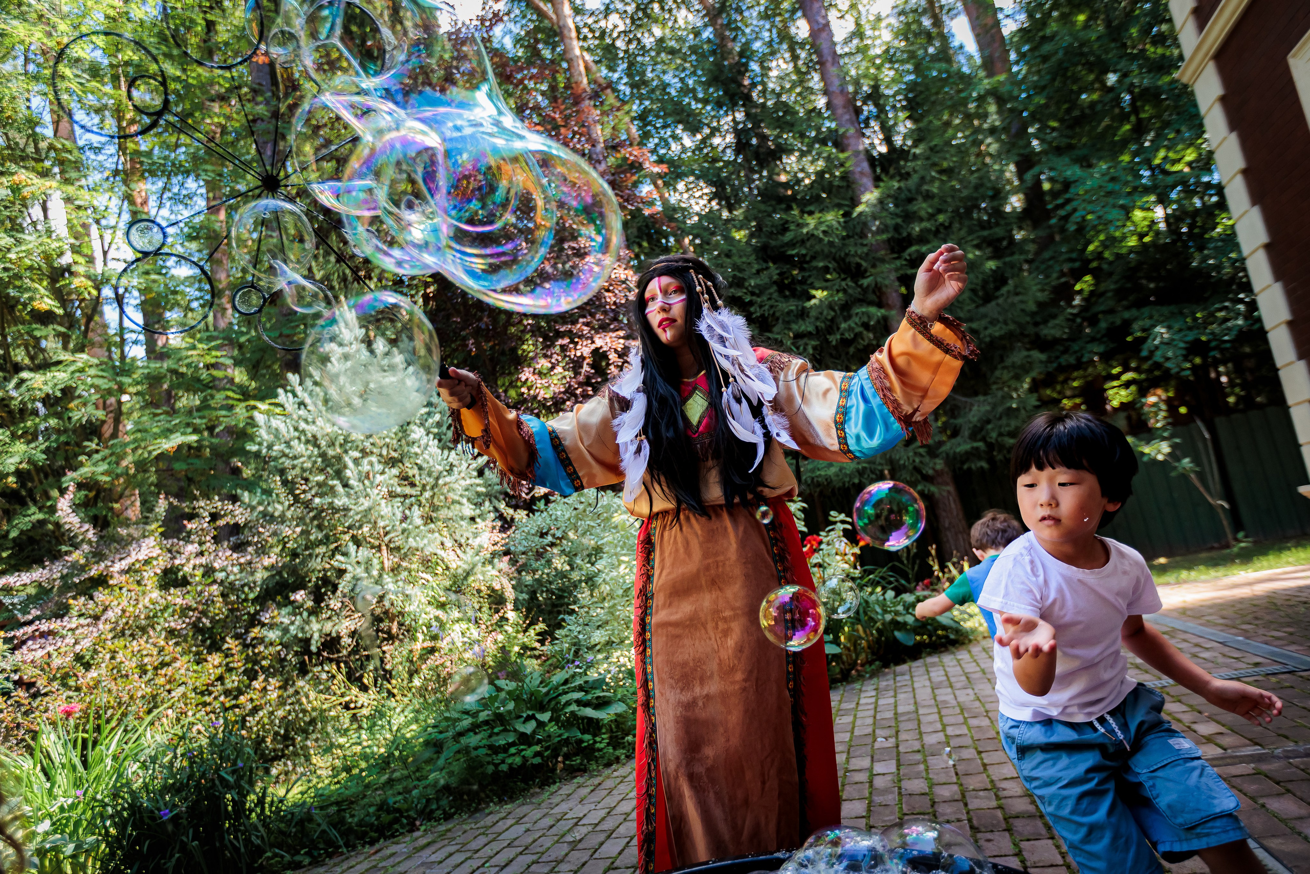 День рождения Леона «Индейцы». Семейный и детский фотограф Комина Елена, Власиха, Одинцово