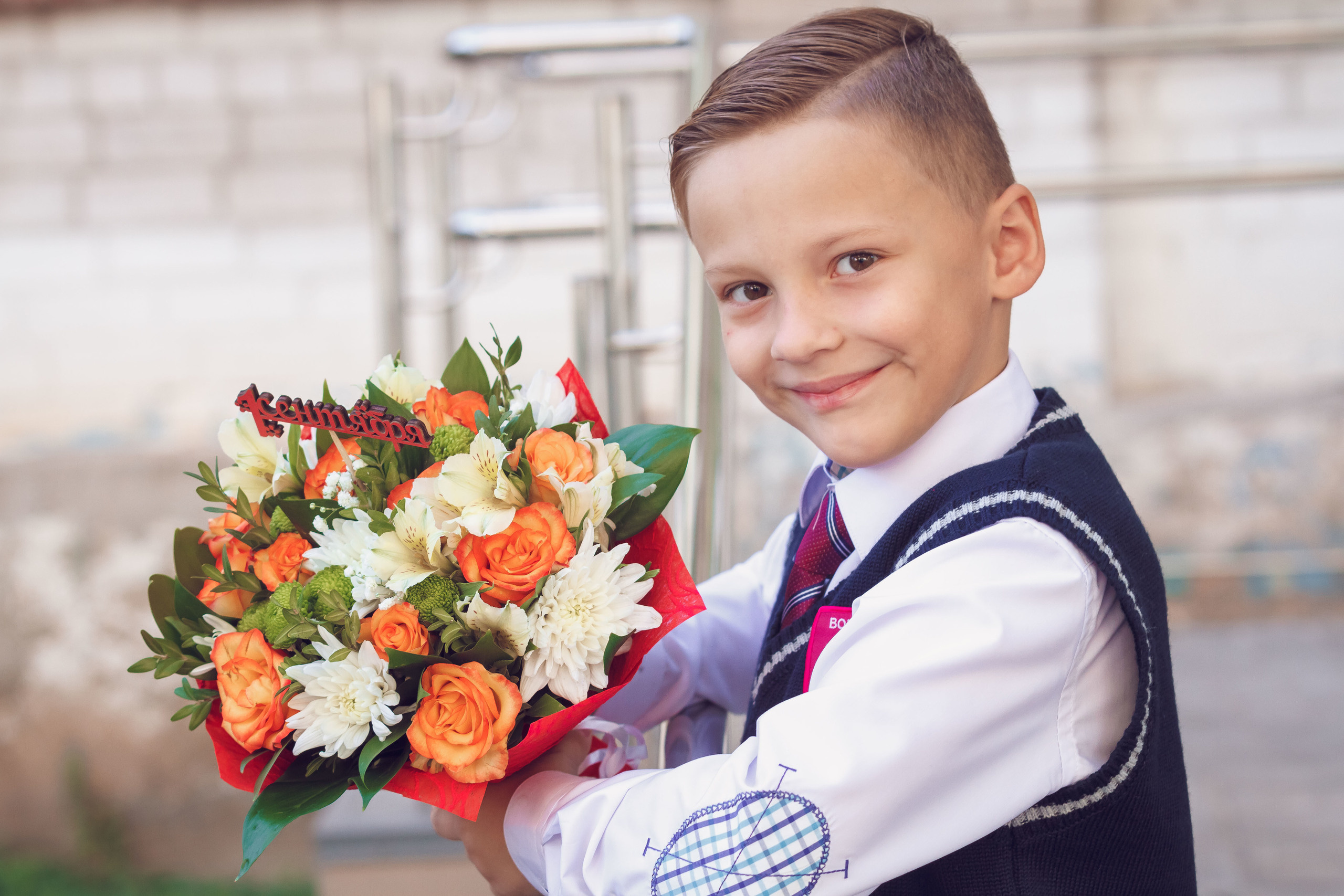 1 сентября 71 шк. Фотограф Алексей Иголкин в Воронеже