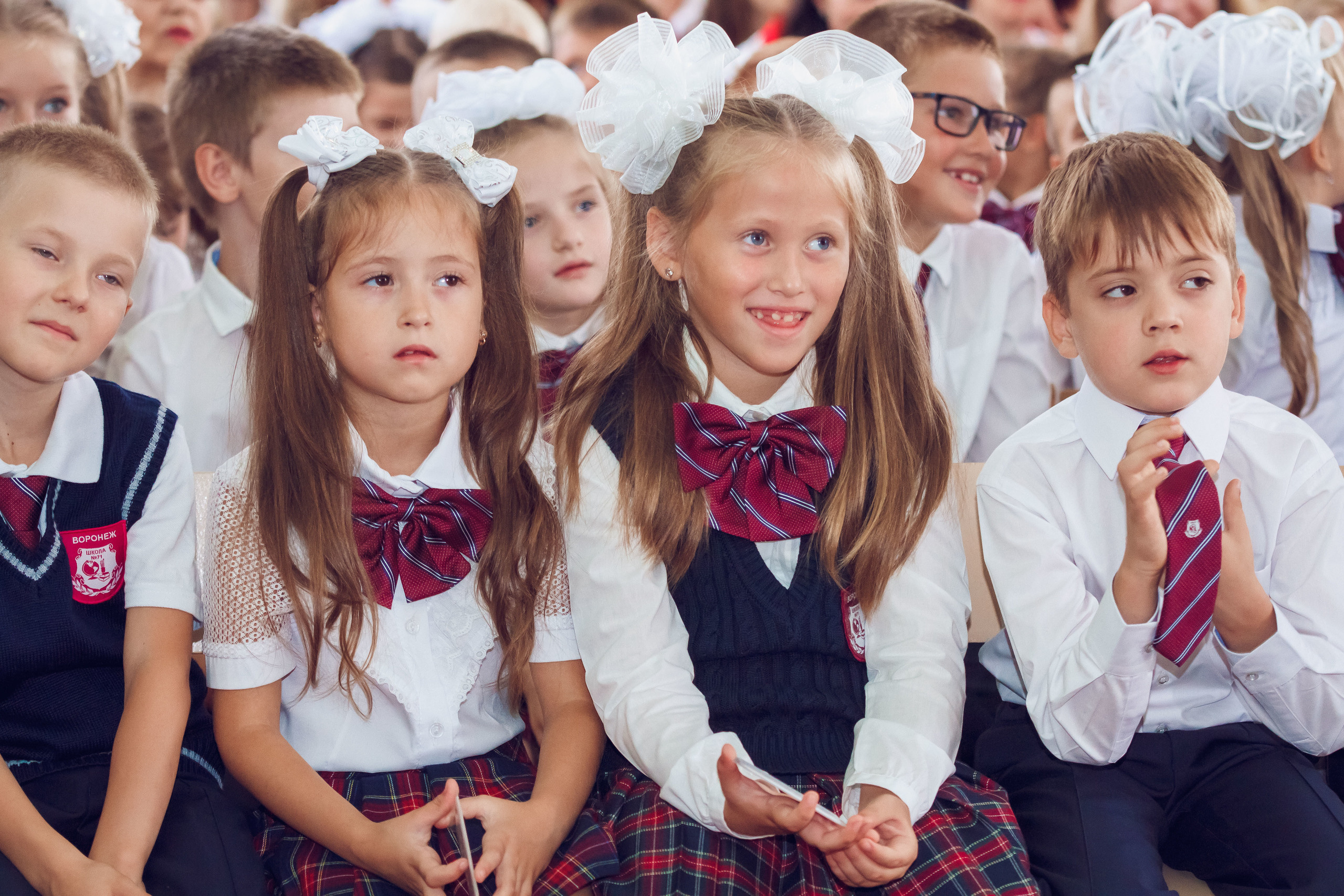 1 сентября 71 шк. Фотограф Алексей Иголкин в Воронеже