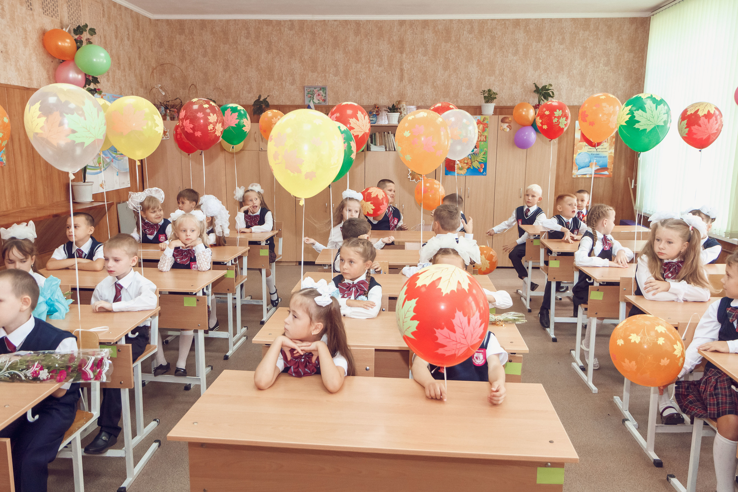 1 сентября 71 шк. Фотограф Алексей Иголкин в Воронеже