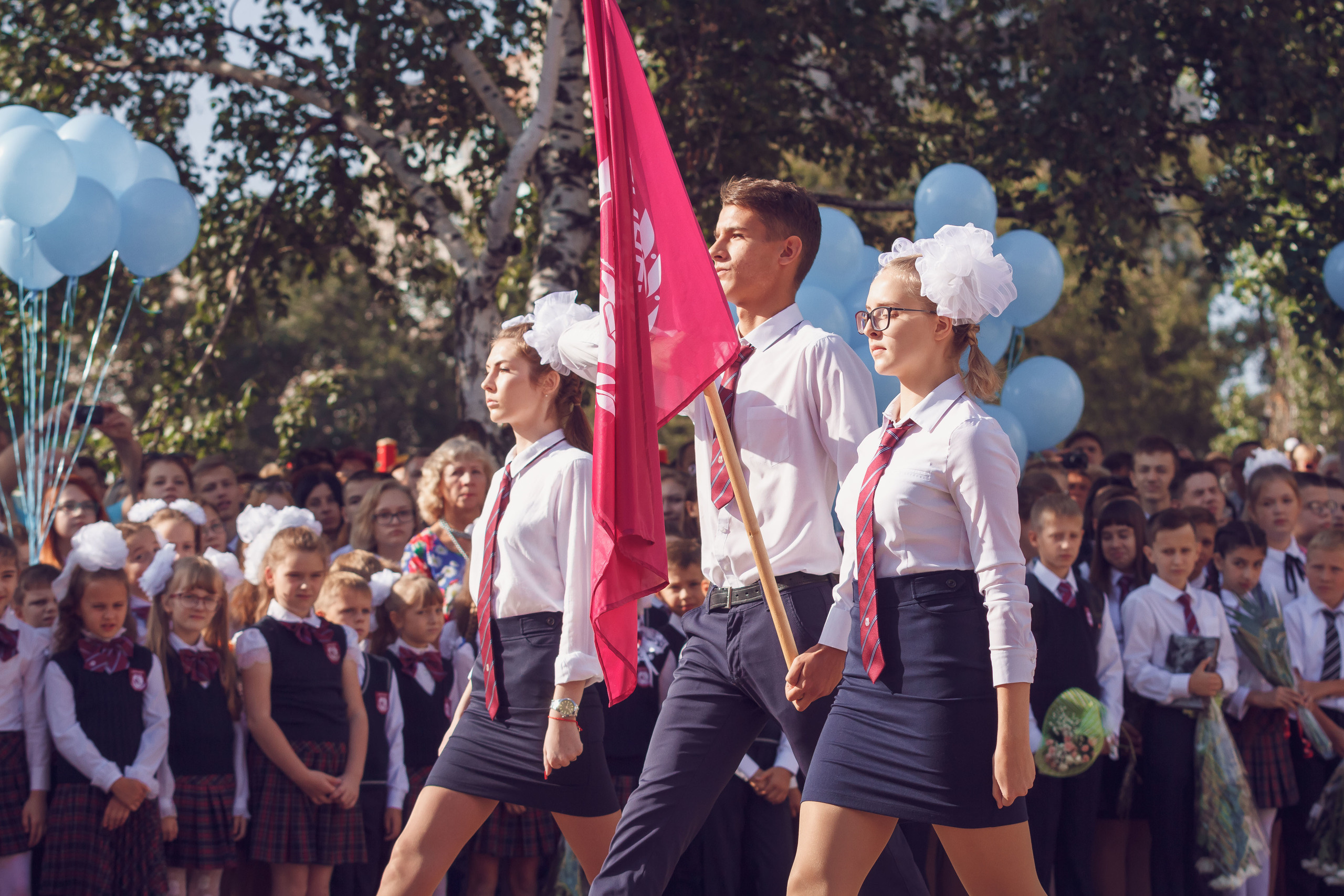 1 сентября 71 шк. Фотограф Алексей Иголкин в Воронеже