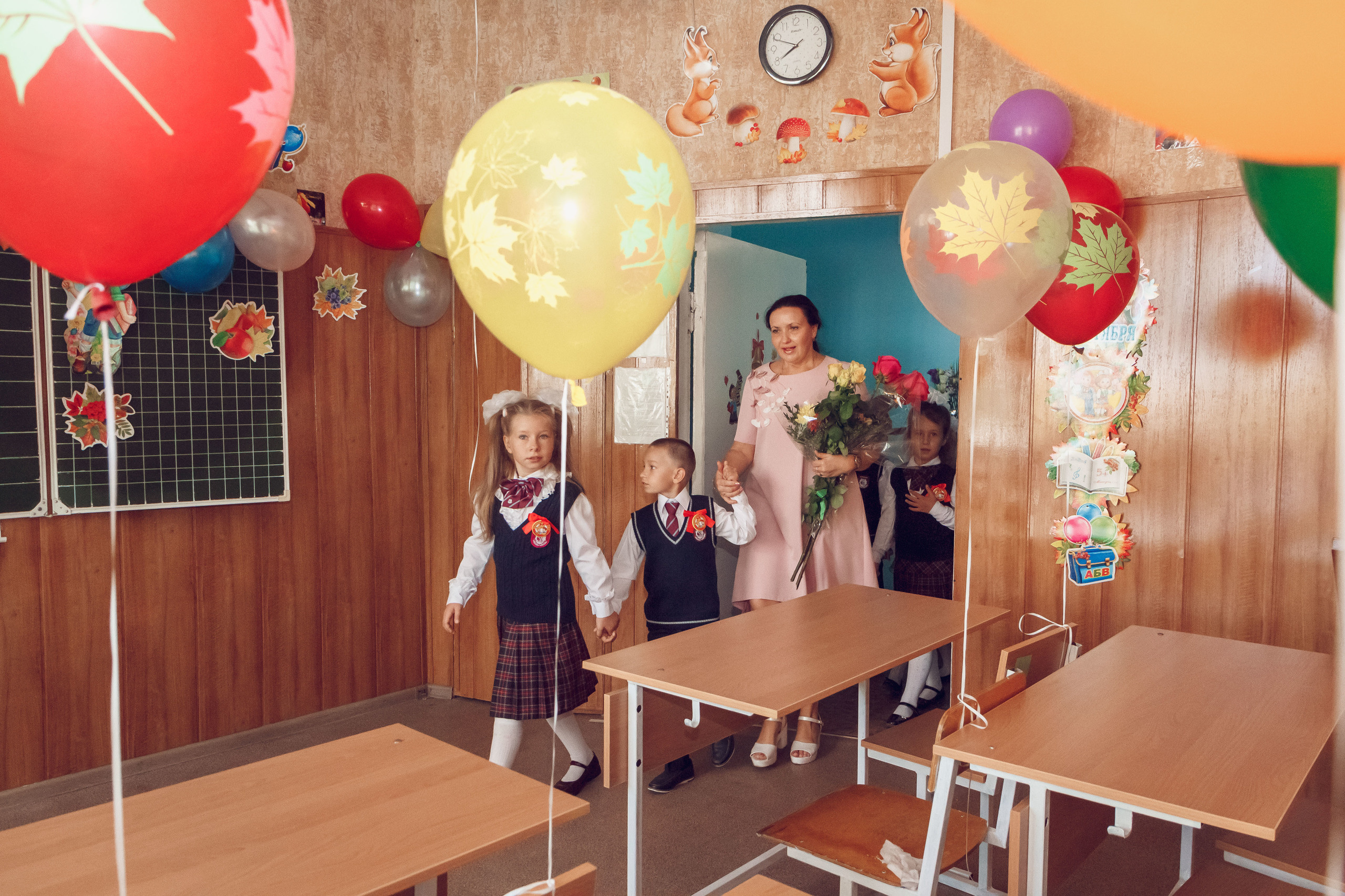 1 сентября 71 шк. Фотограф Алексей Иголкин в Воронеже