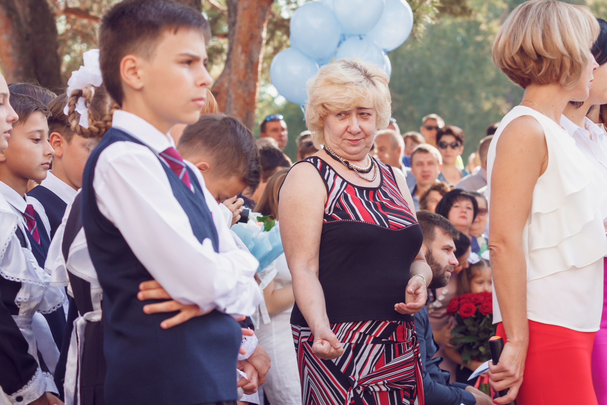 1 сентября 71 шк. Фотограф Алексей Иголкин в Воронеже