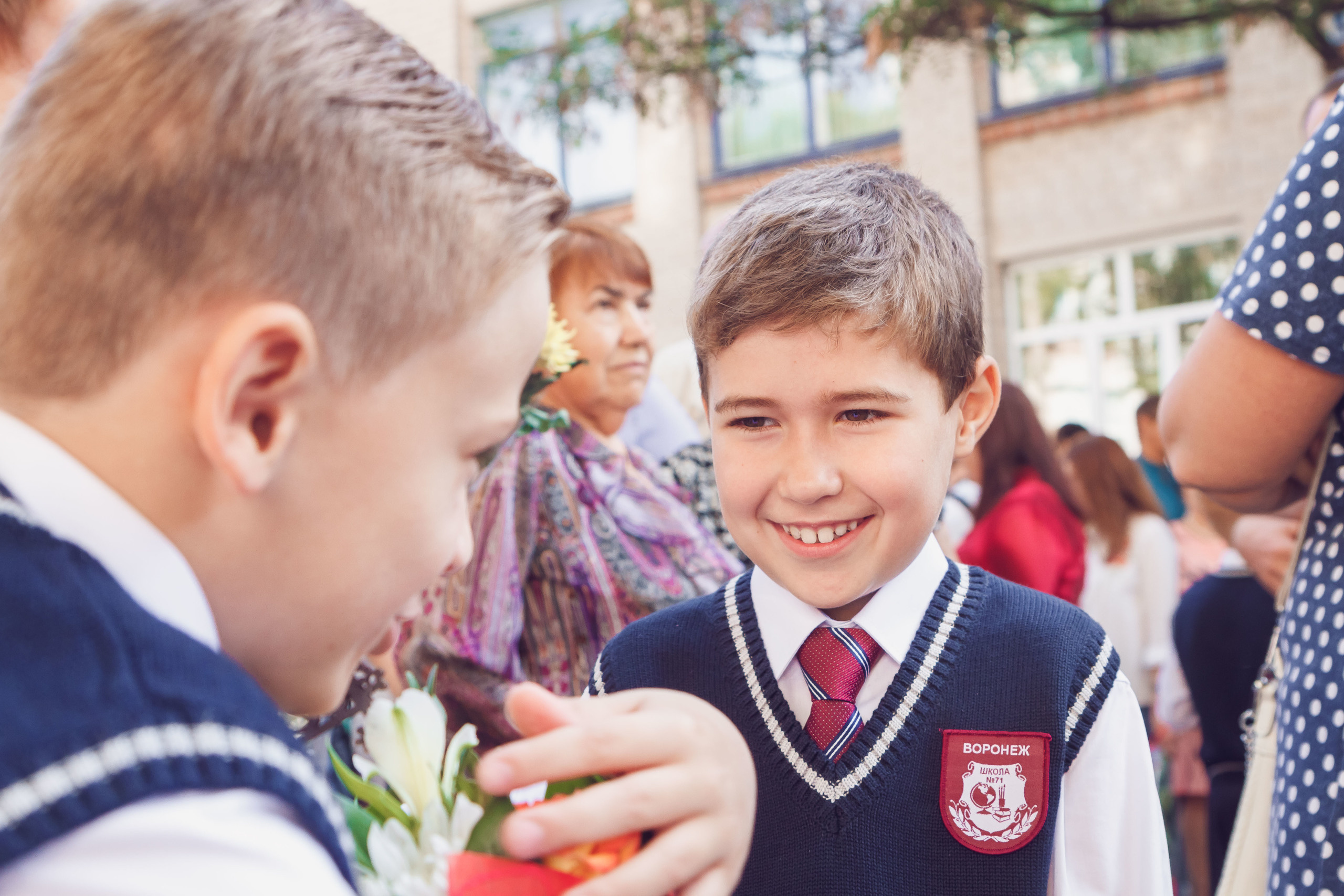 1 сентября 71 шк. Фотограф Алексей Иголкин в Воронеже