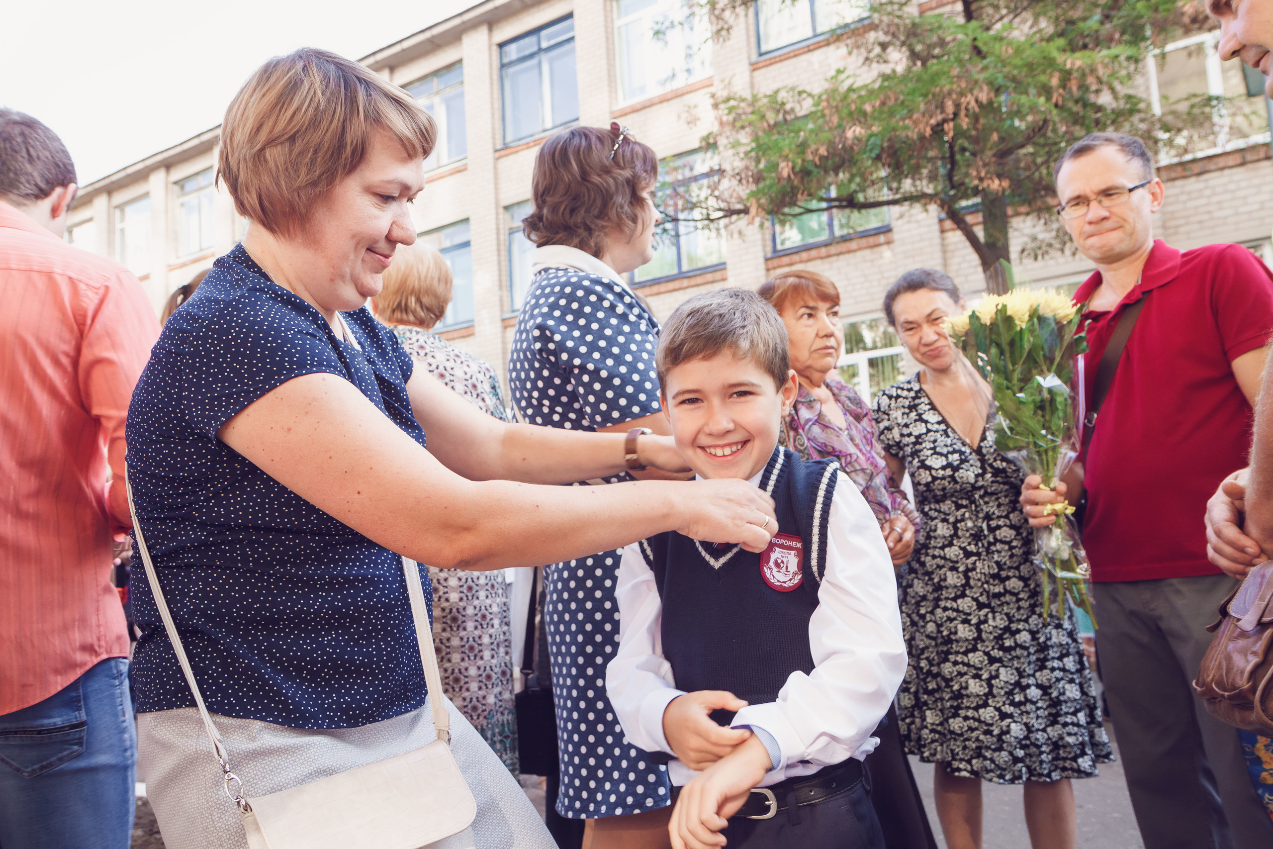 1 сентября 71 шк. Фотограф Алексей Иголкин в Воронеже