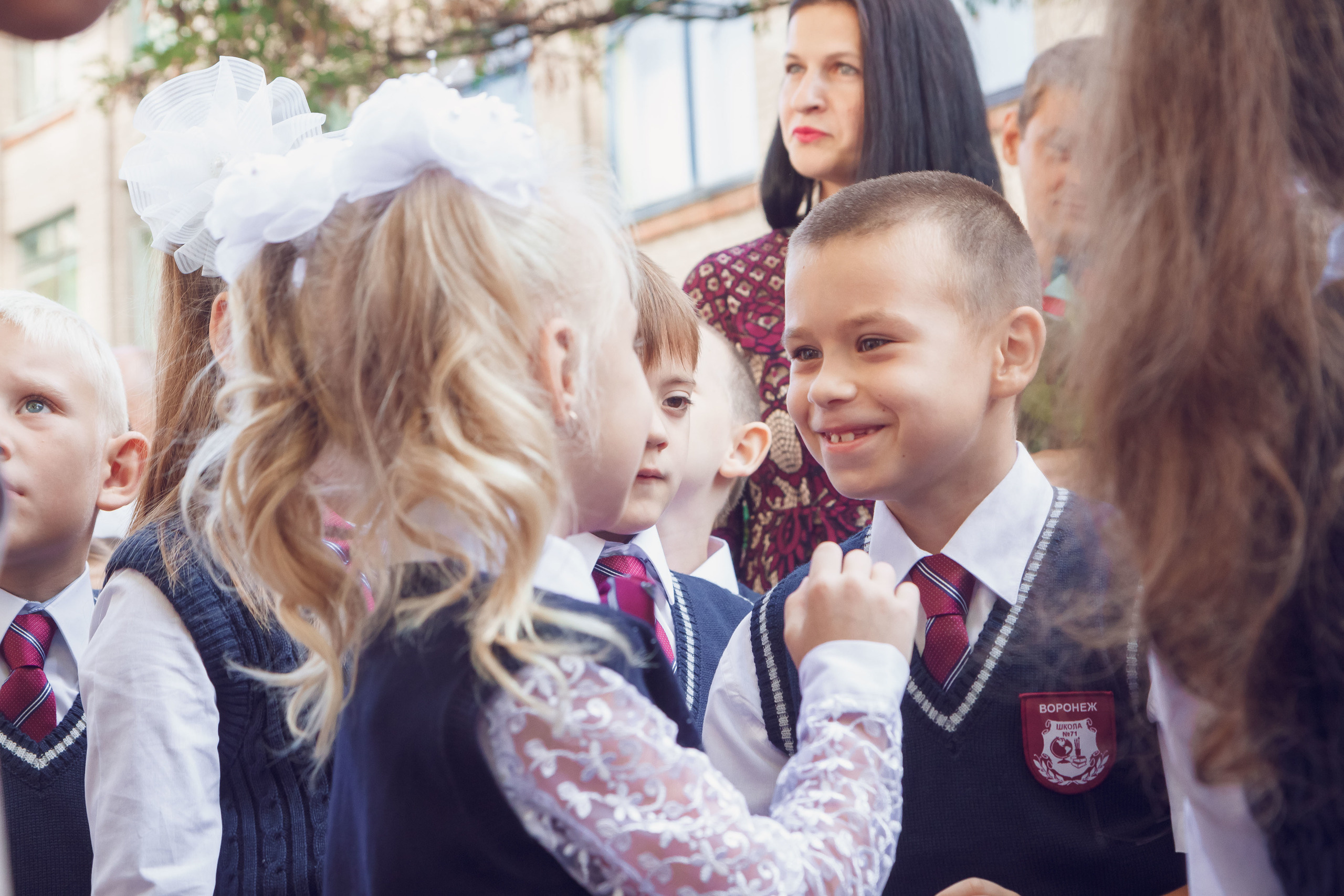 1 сентября 71 шк. Фотограф Алексей Иголкин в Воронеже