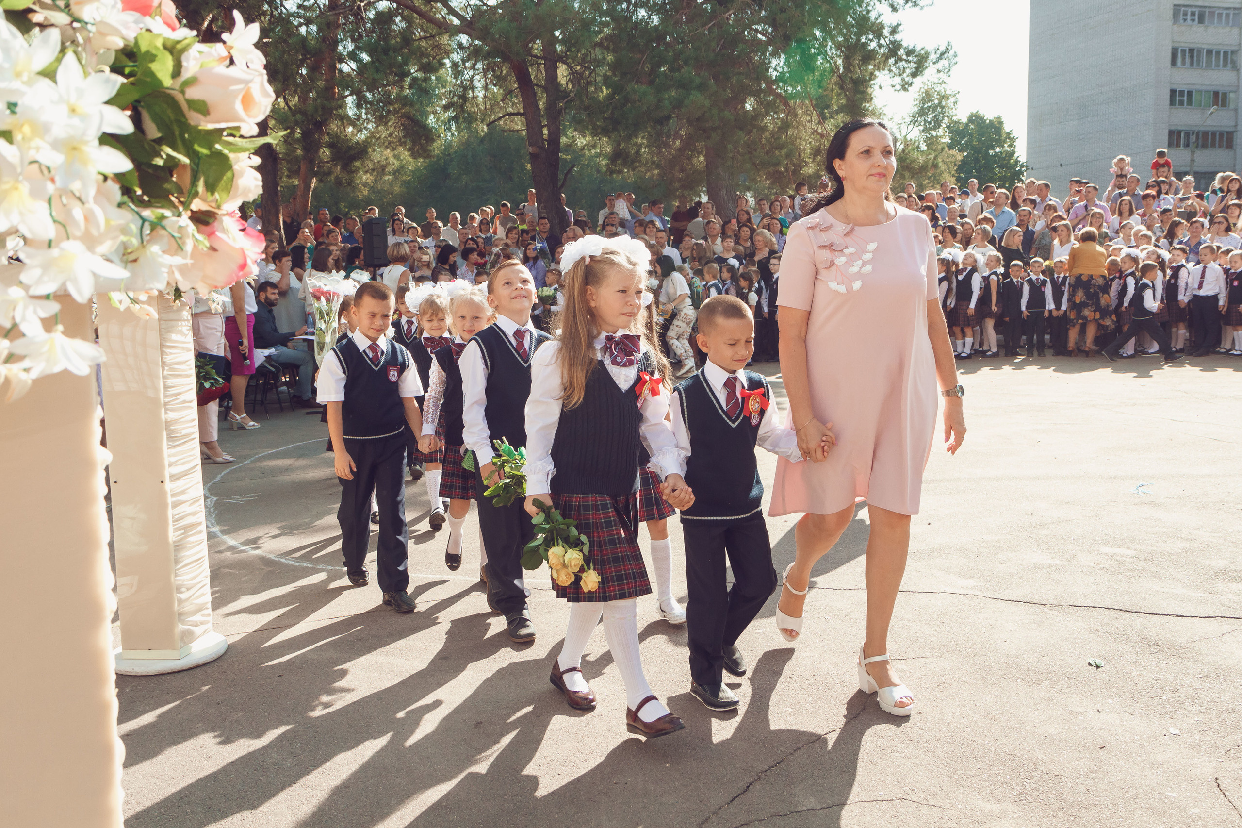 1 сентября 71 шк. Фотограф Алексей Иголкин в Воронеже