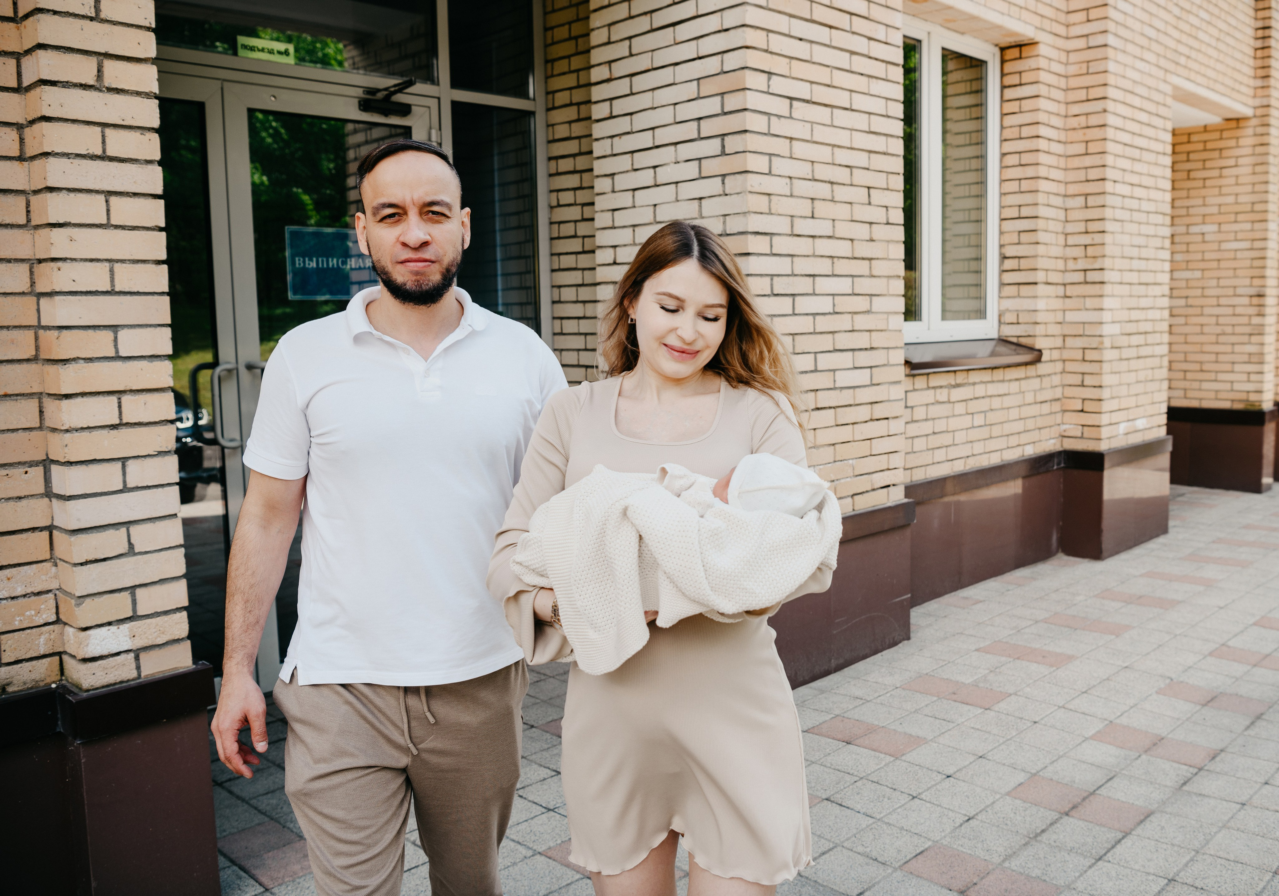 Выписка малыша в ЦКБ. Фотограф на выписку из роддома в Москве и МО