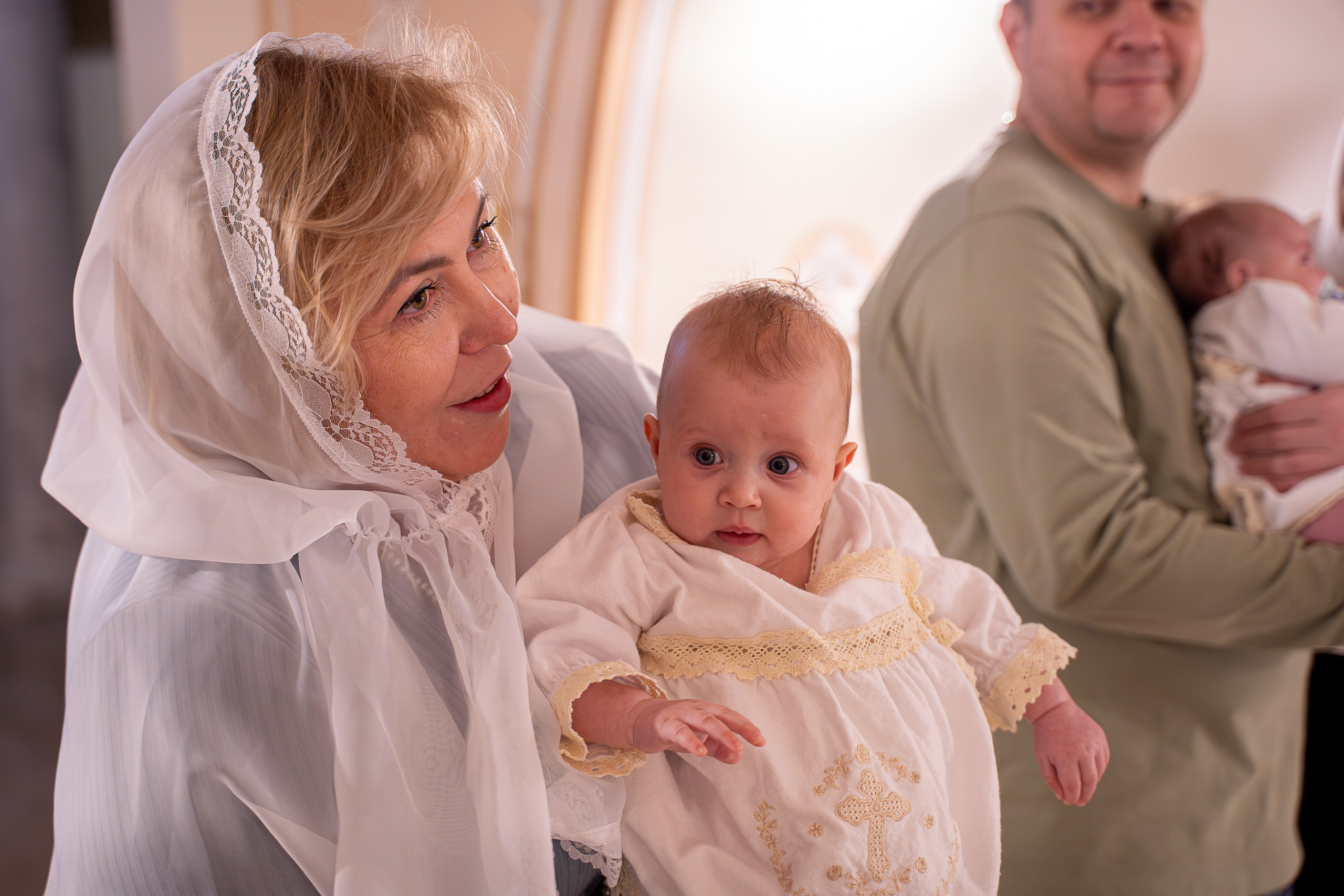 Двойное крещение. Фотограф на роды Москва Ольга Летучева