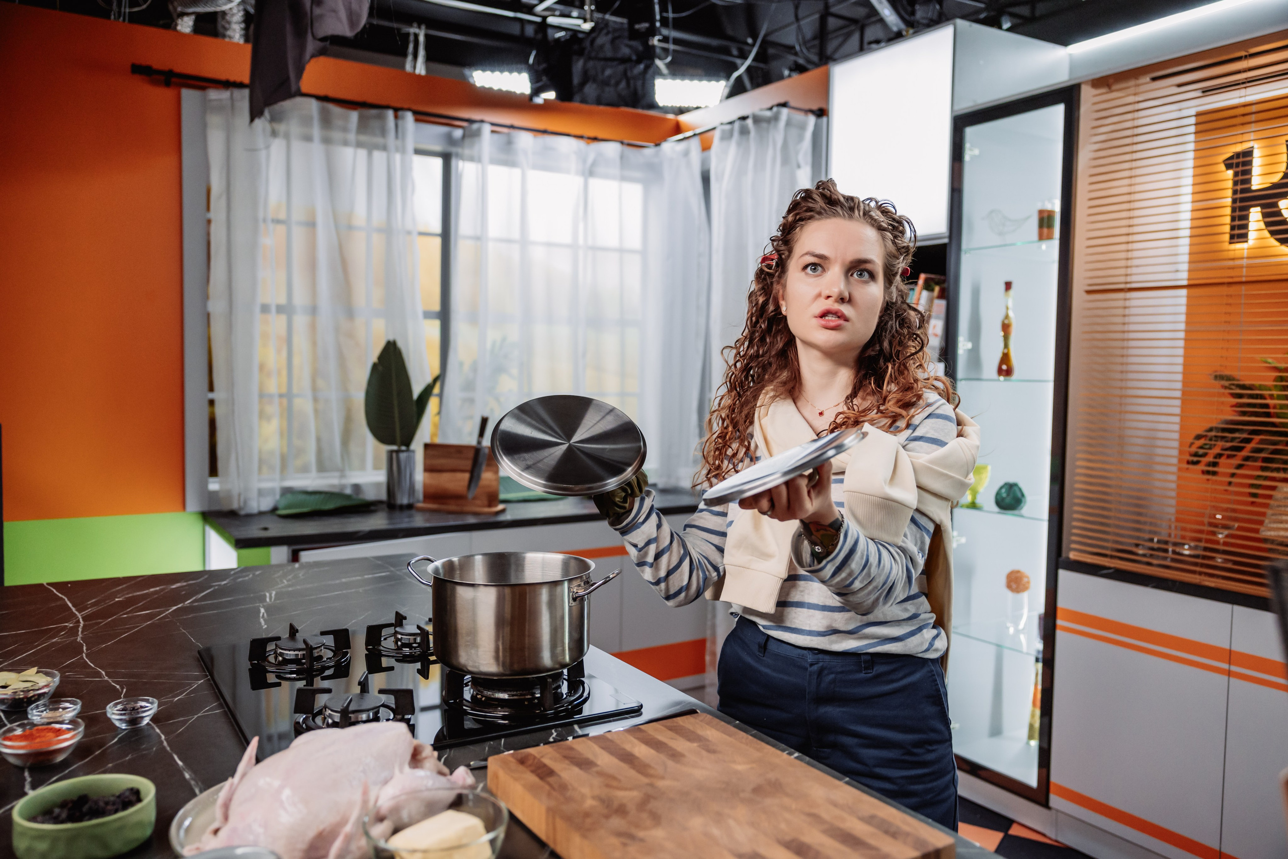 «Черная кухня», г. Москва, телеканал «Кухня». ФОТОГРАФ ИРИНА ШАМАТАВА