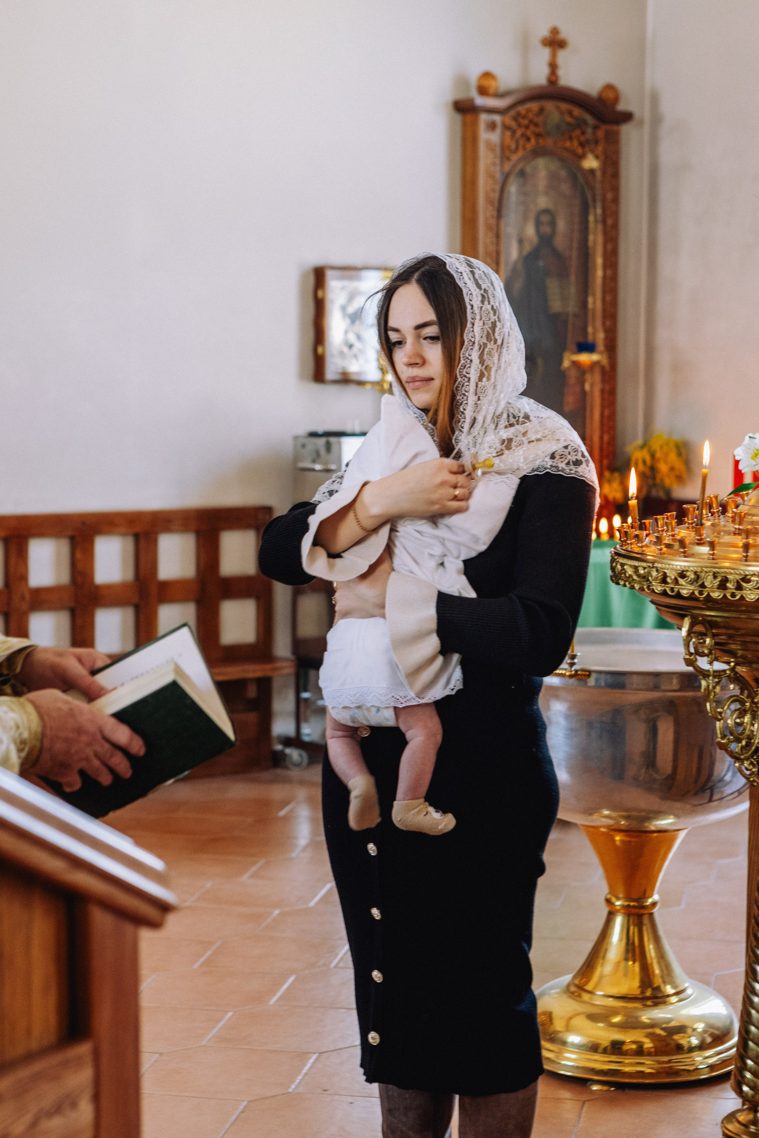 Крещение Артема и Полины. Фотограф в Курске Смирнов Евгений