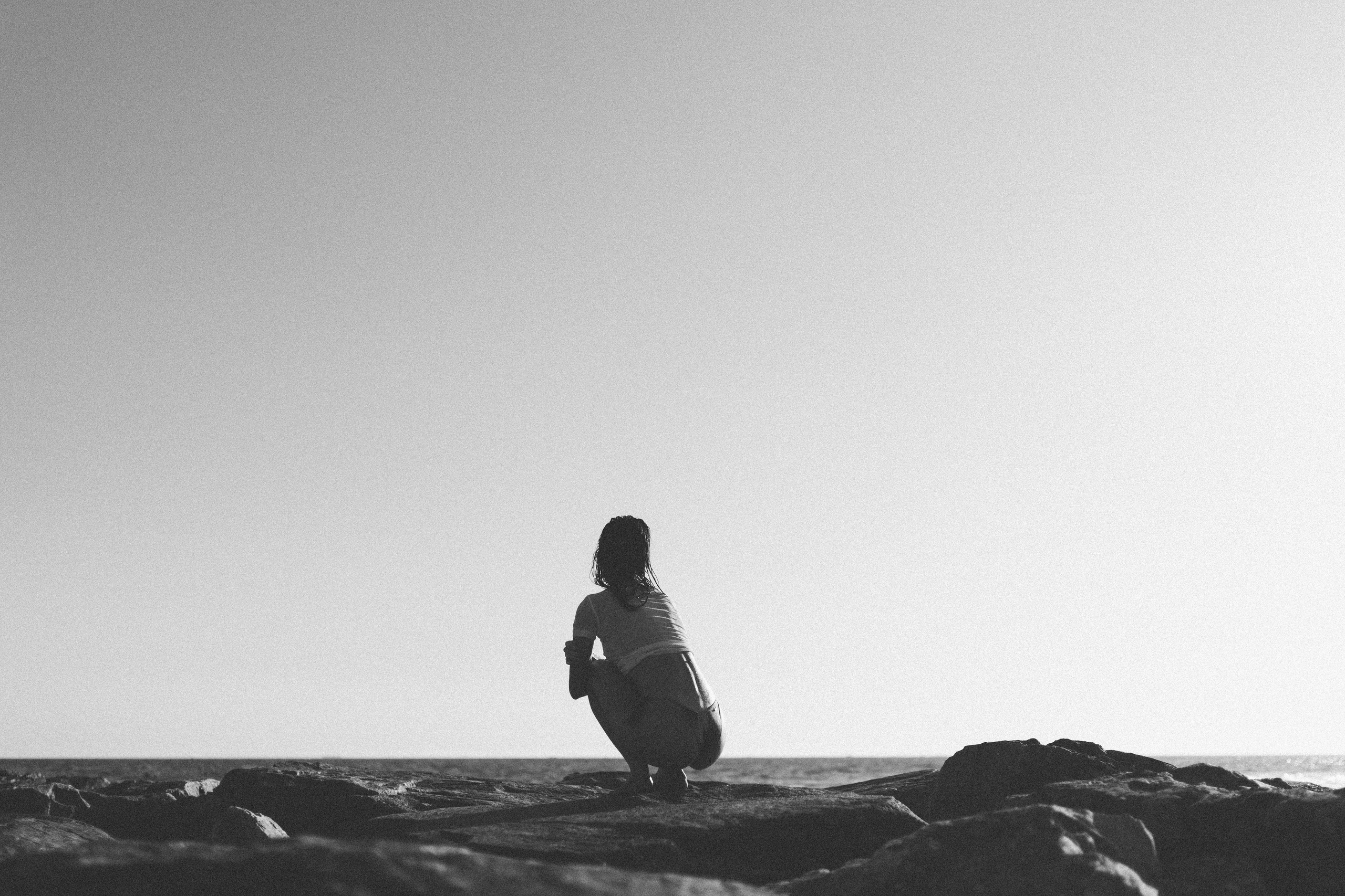 By the ocean in New York. New York photographer RINAT SHAHMETOV in New York city