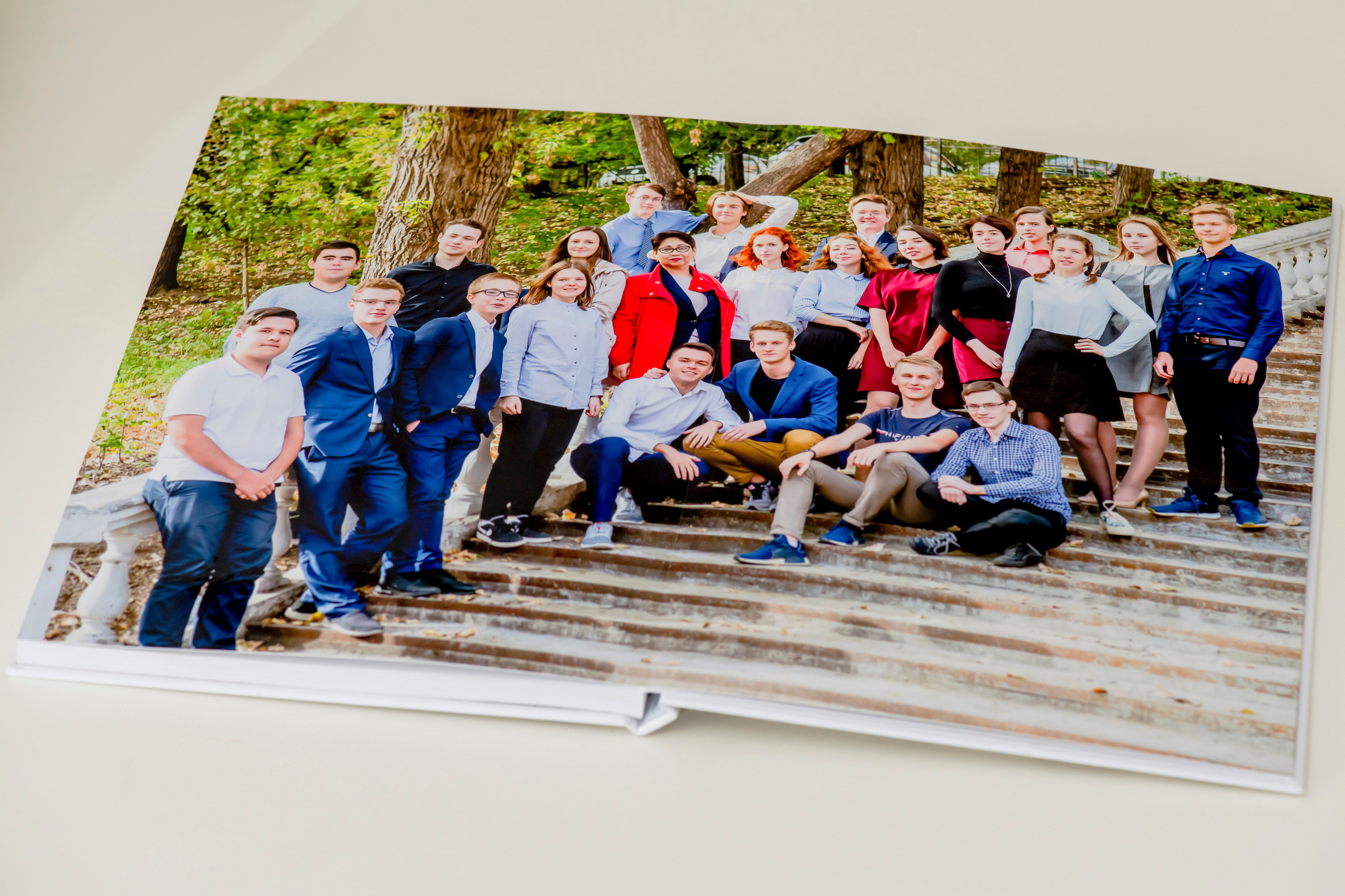 Возможна печать изображения на целый разворот