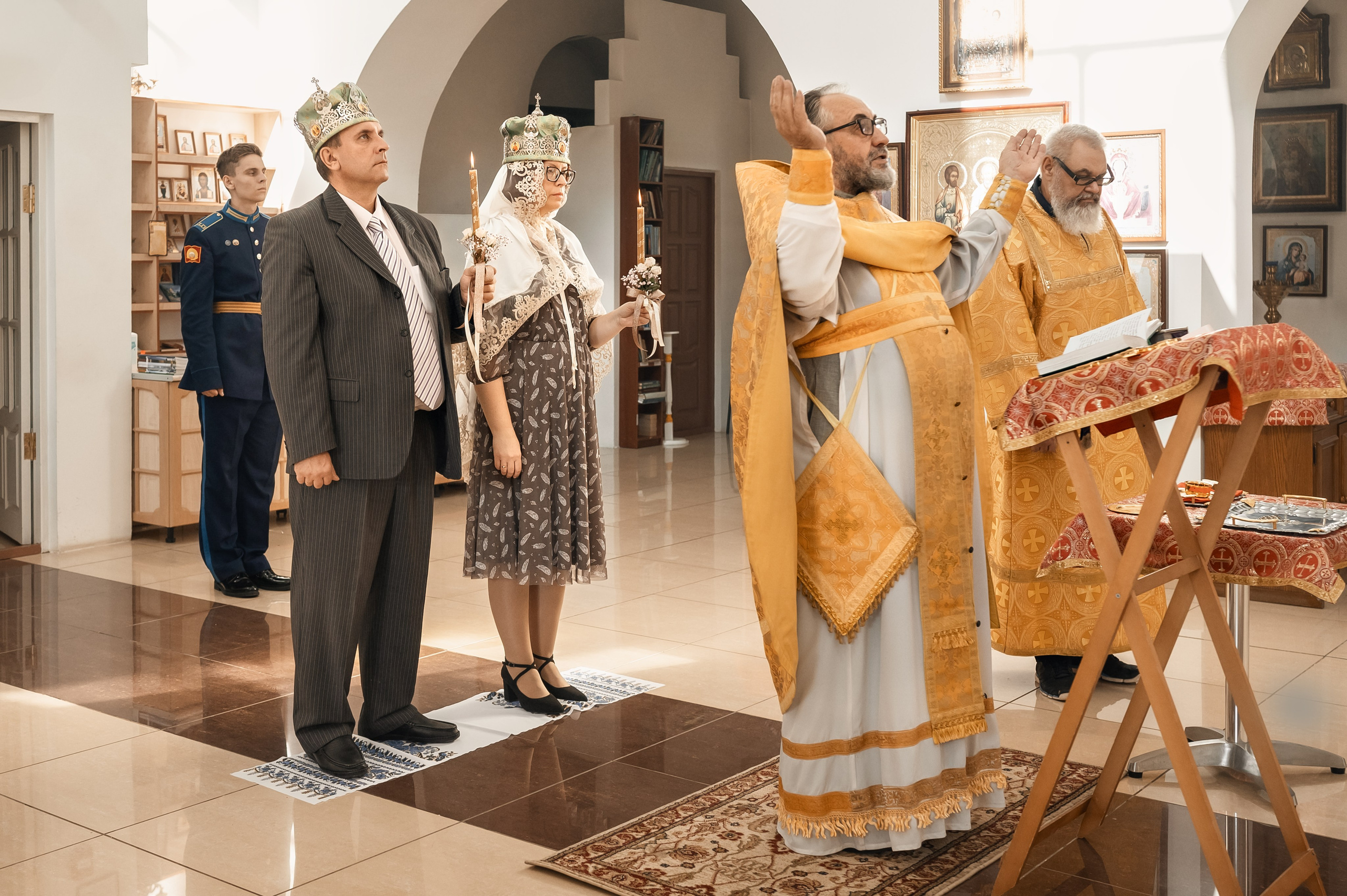 Венчание. С. Нежинка. Церковный фотограф на Таинство Крещения и Венчания в Оренбурге и Оренбургской области Екатерина Белкина