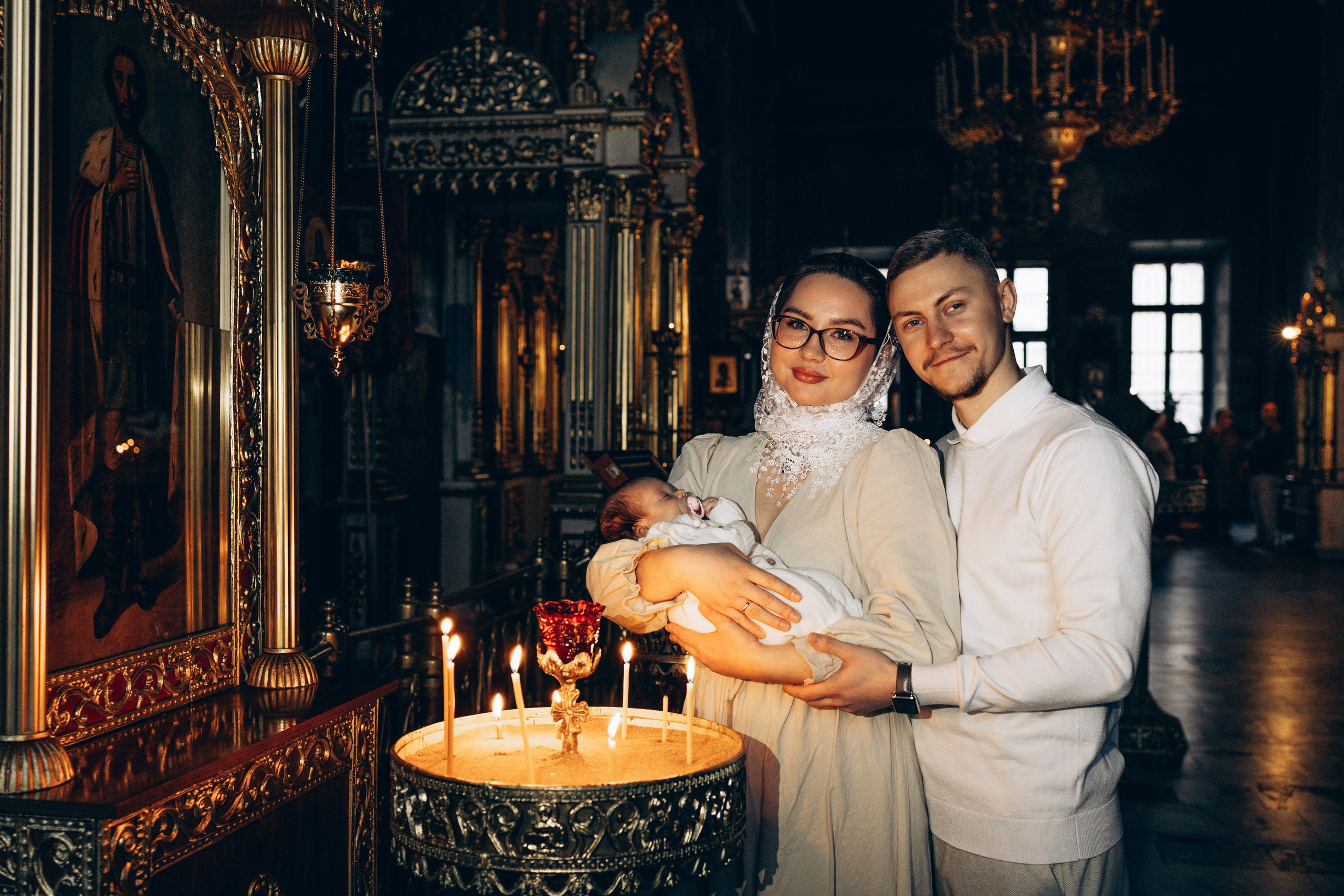 Крещение в Храме Воскресения Словущего в Даниловской Слободе. Главная