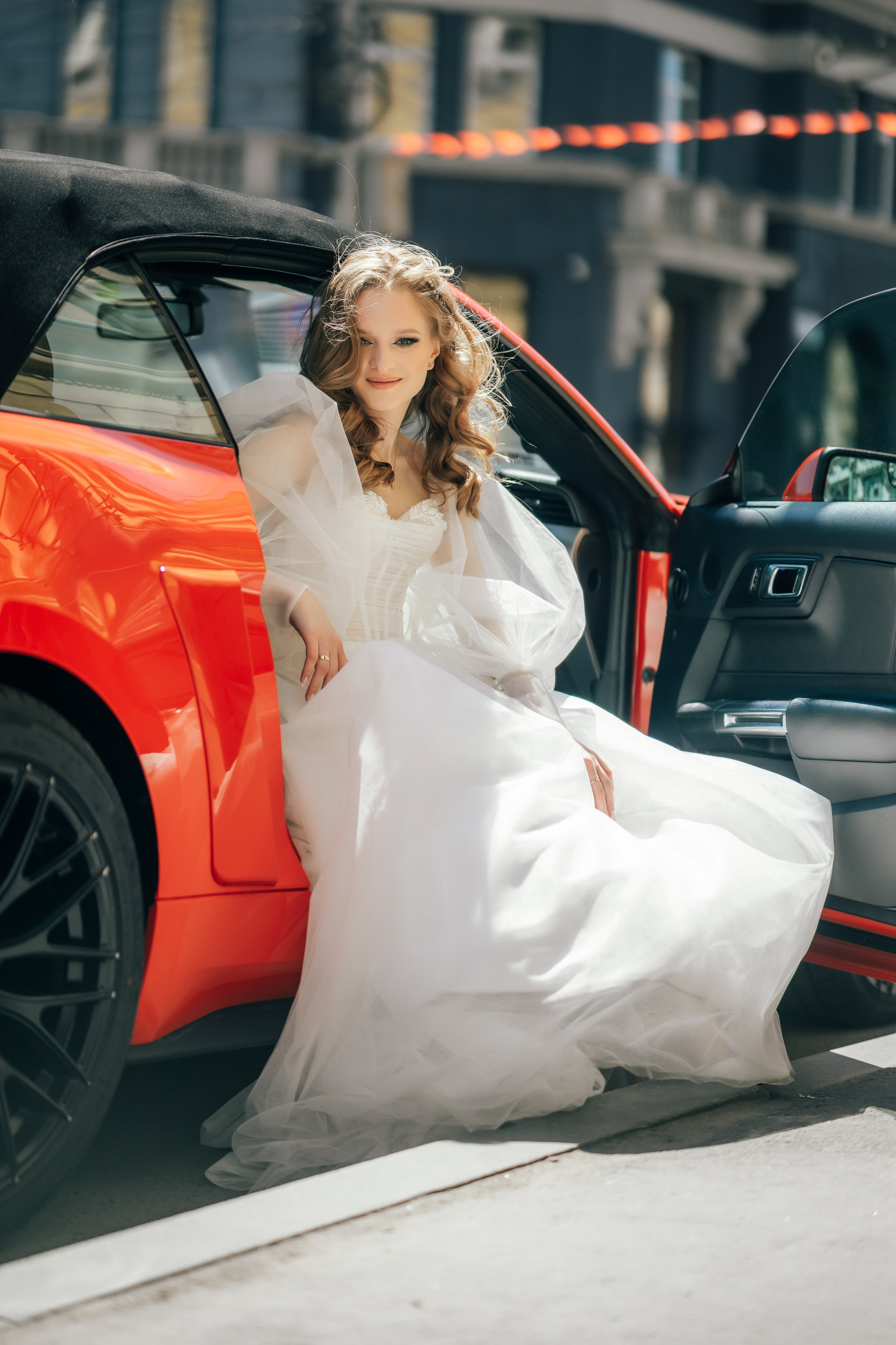 Красный кабриолет. Фотограф Ангарск Иркутск Ксения Король