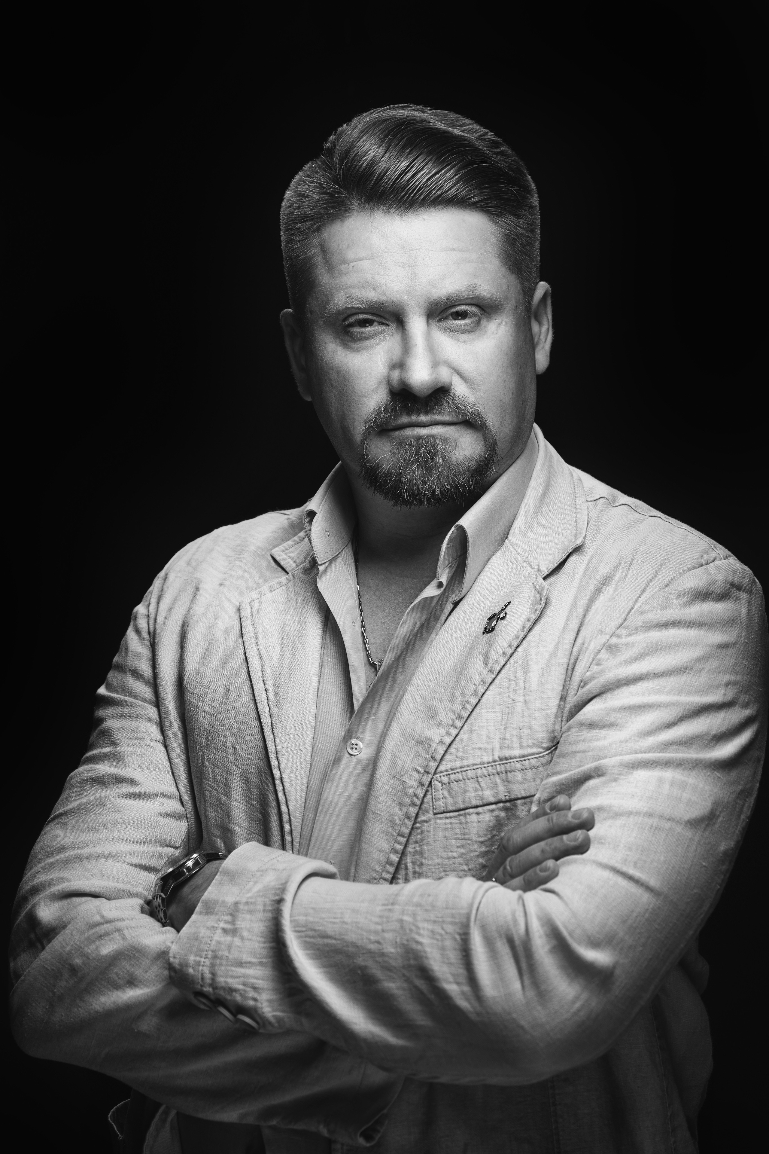 Мужской портрет. Фотограф Валерий Коновалов.