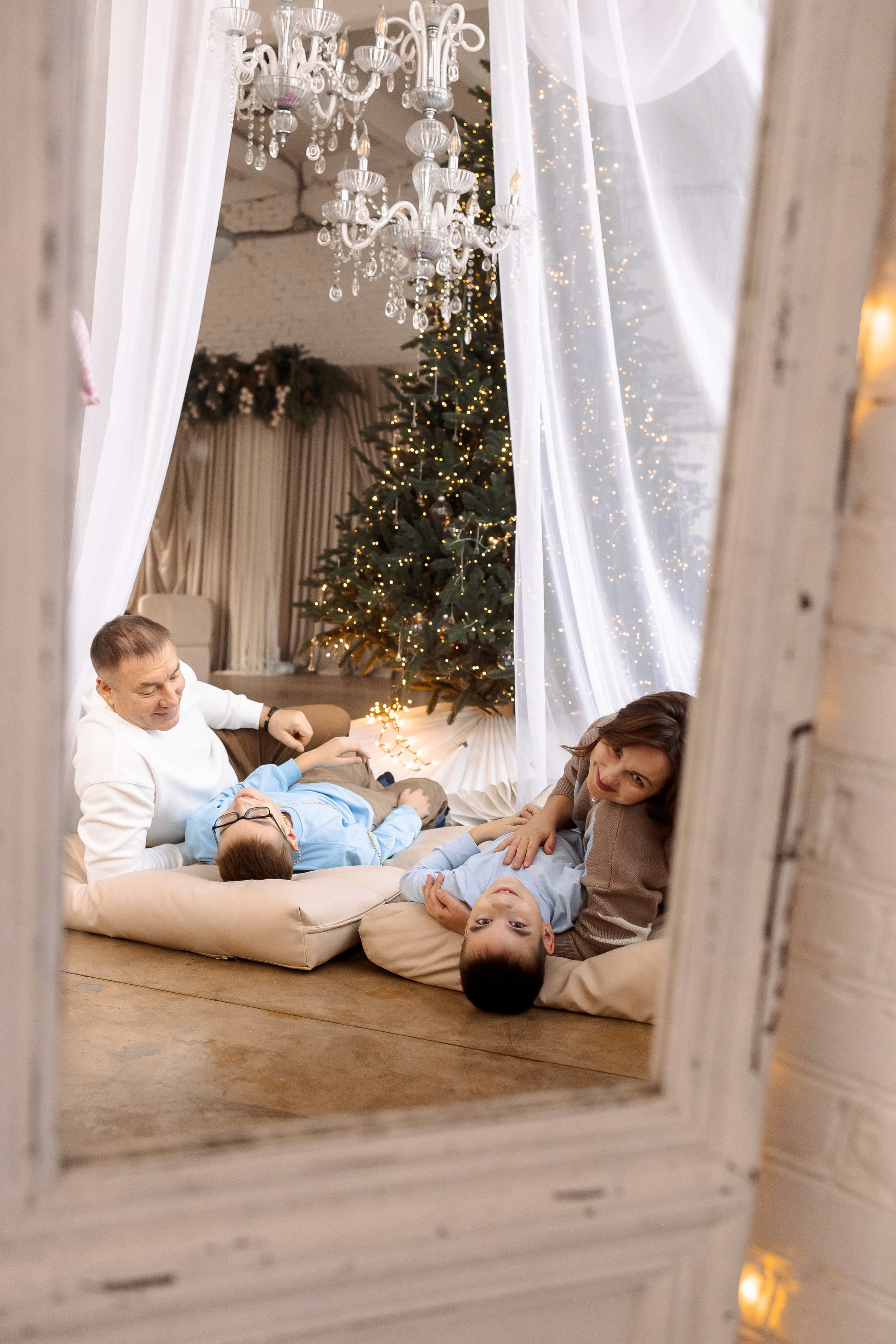 Веселая Новогодняя история. Семейный Фотограф в Москве Евгения Симоненко